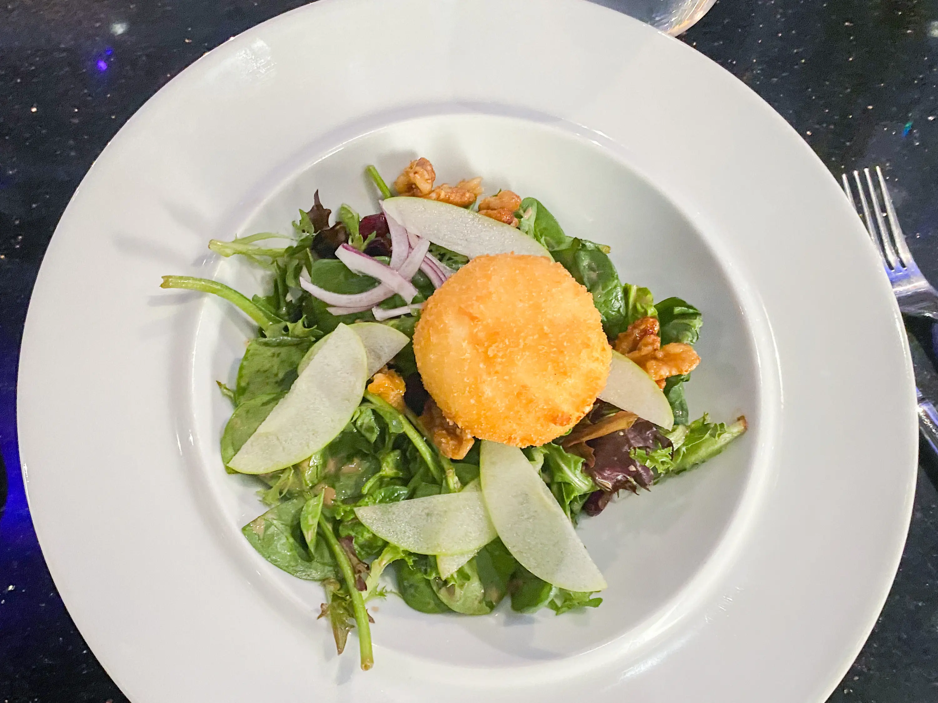 Top meal on the world's largest cruise ship