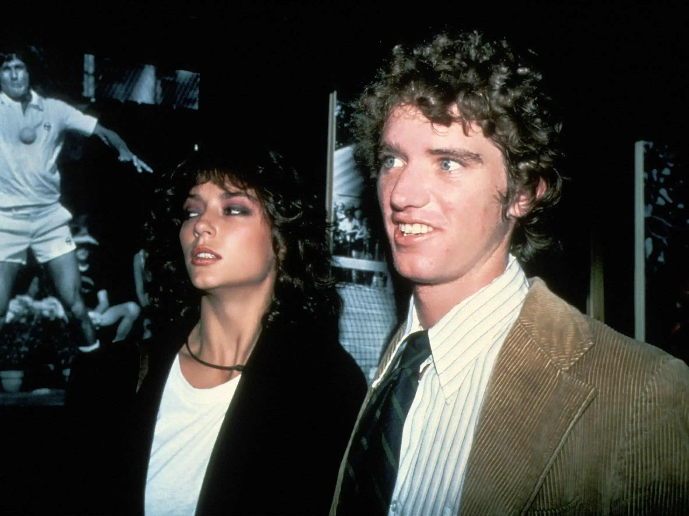 David Kennedy and Rachel Ward in 1984