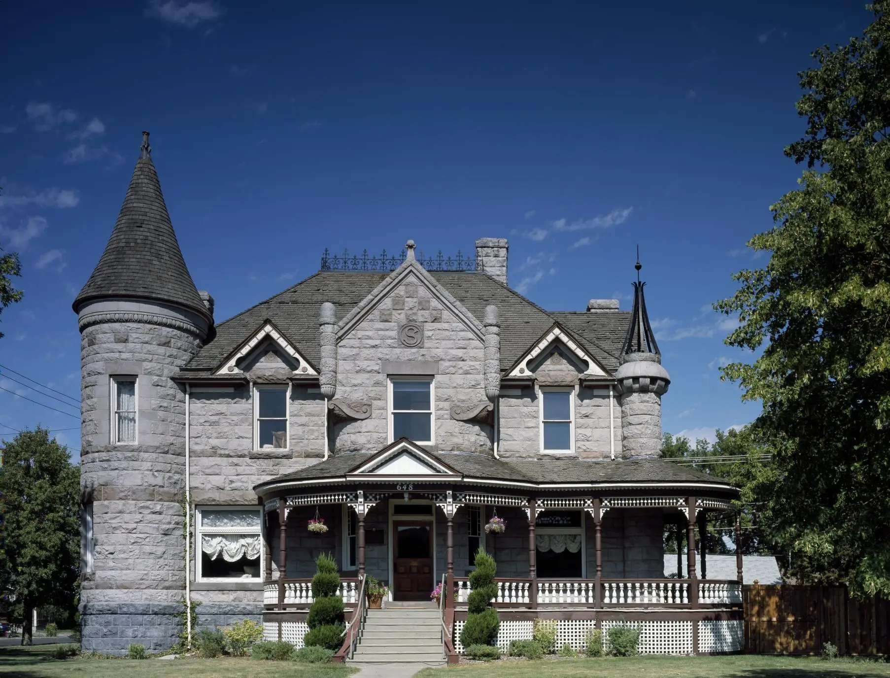 Standrod Mansion, built in 1901, at N. Garfield Avenue in Pocatello.