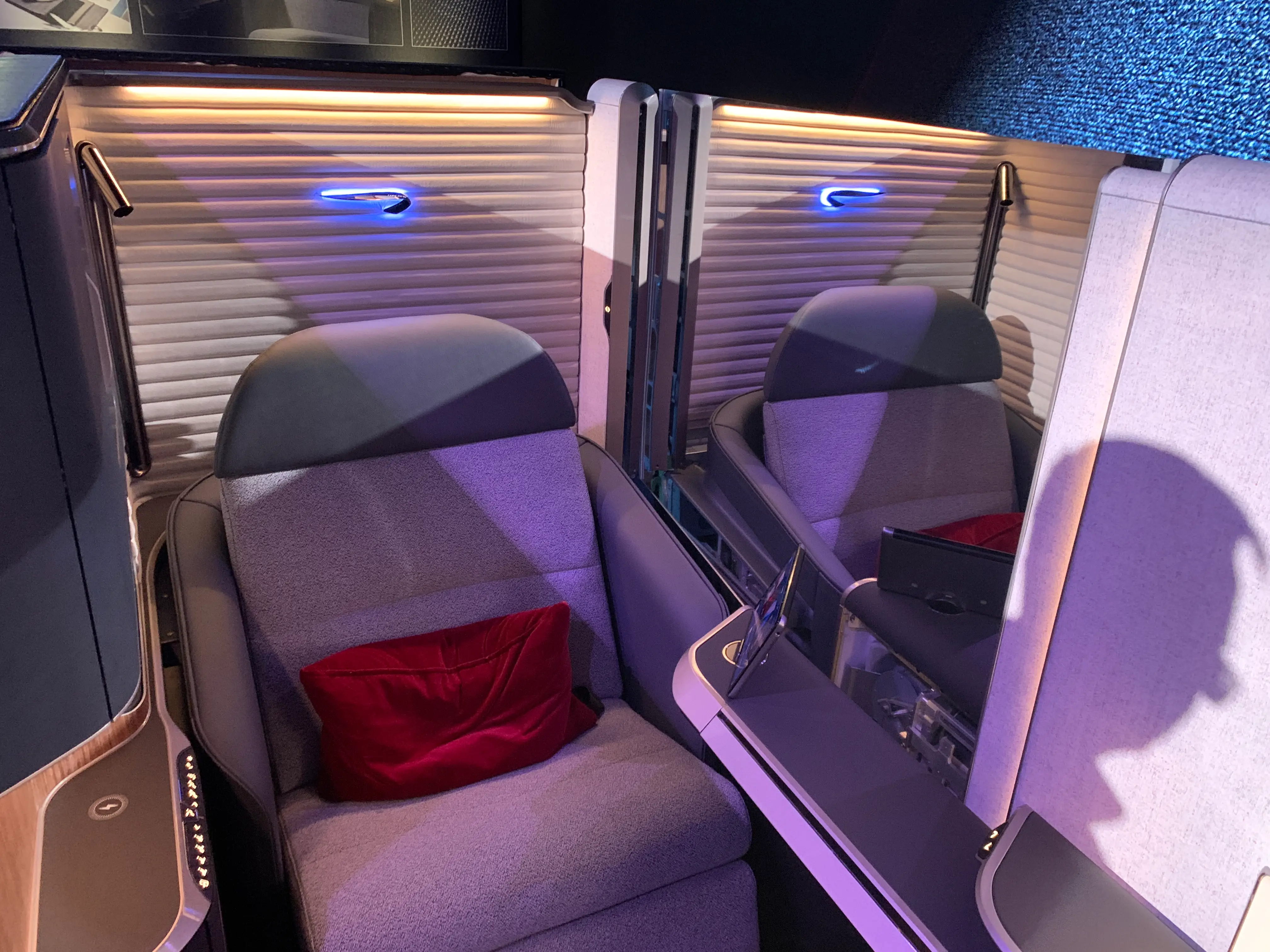 British Airways' new first class suite mockup