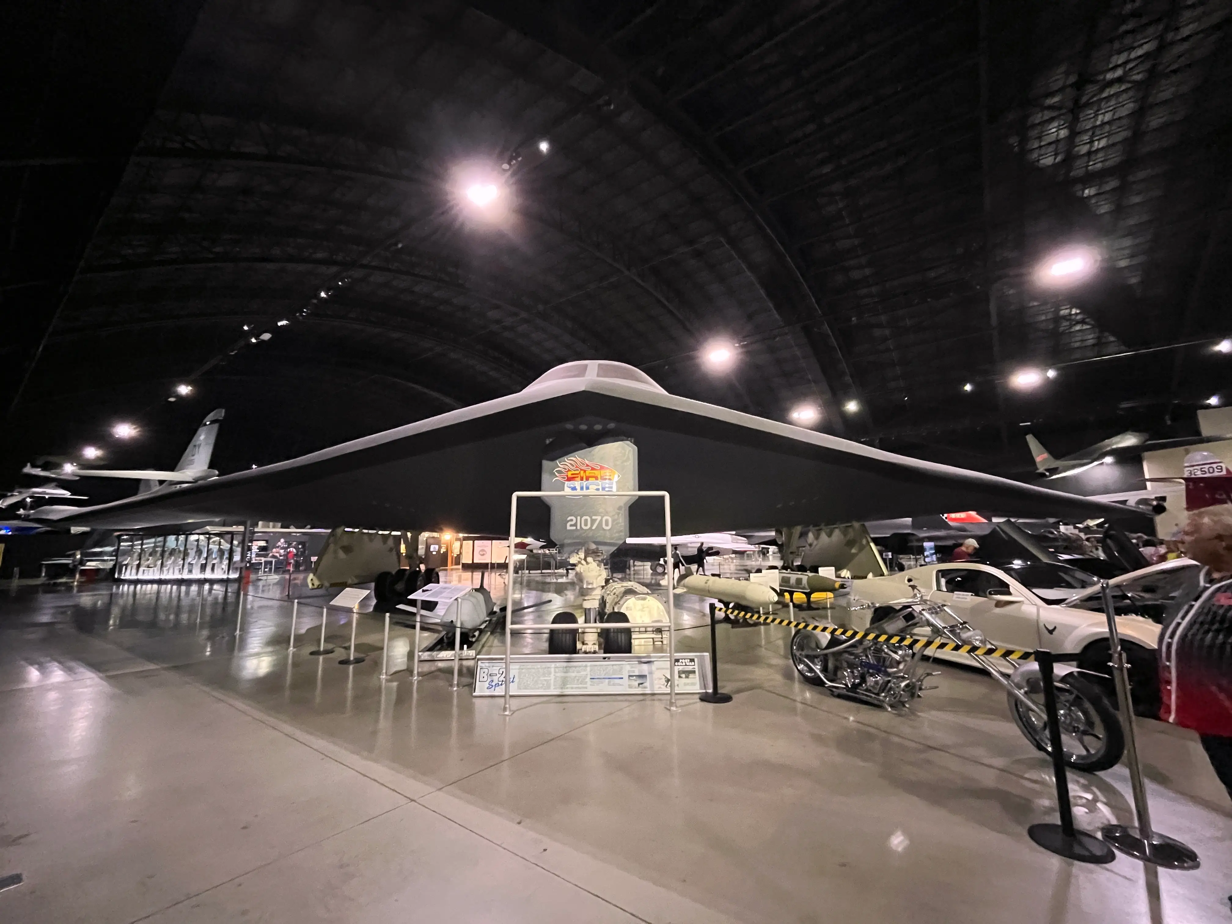 A B-2 at the National Museum of the US Air Force.
