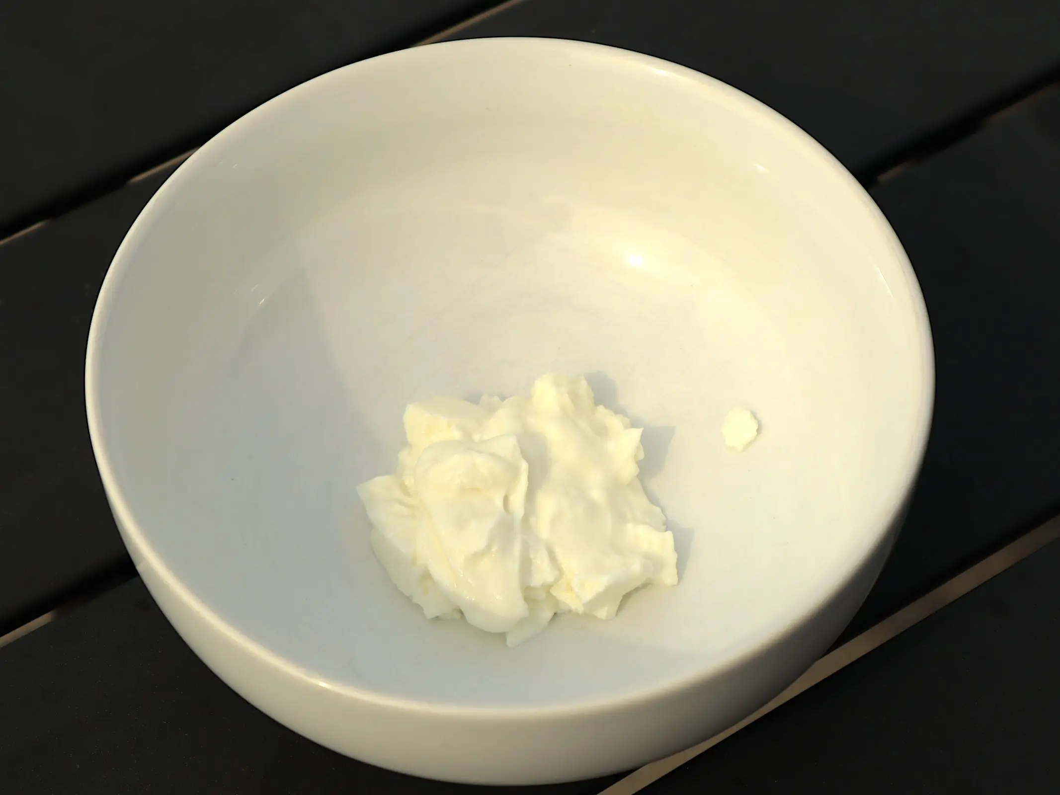 chobani protein yogurt in bowl