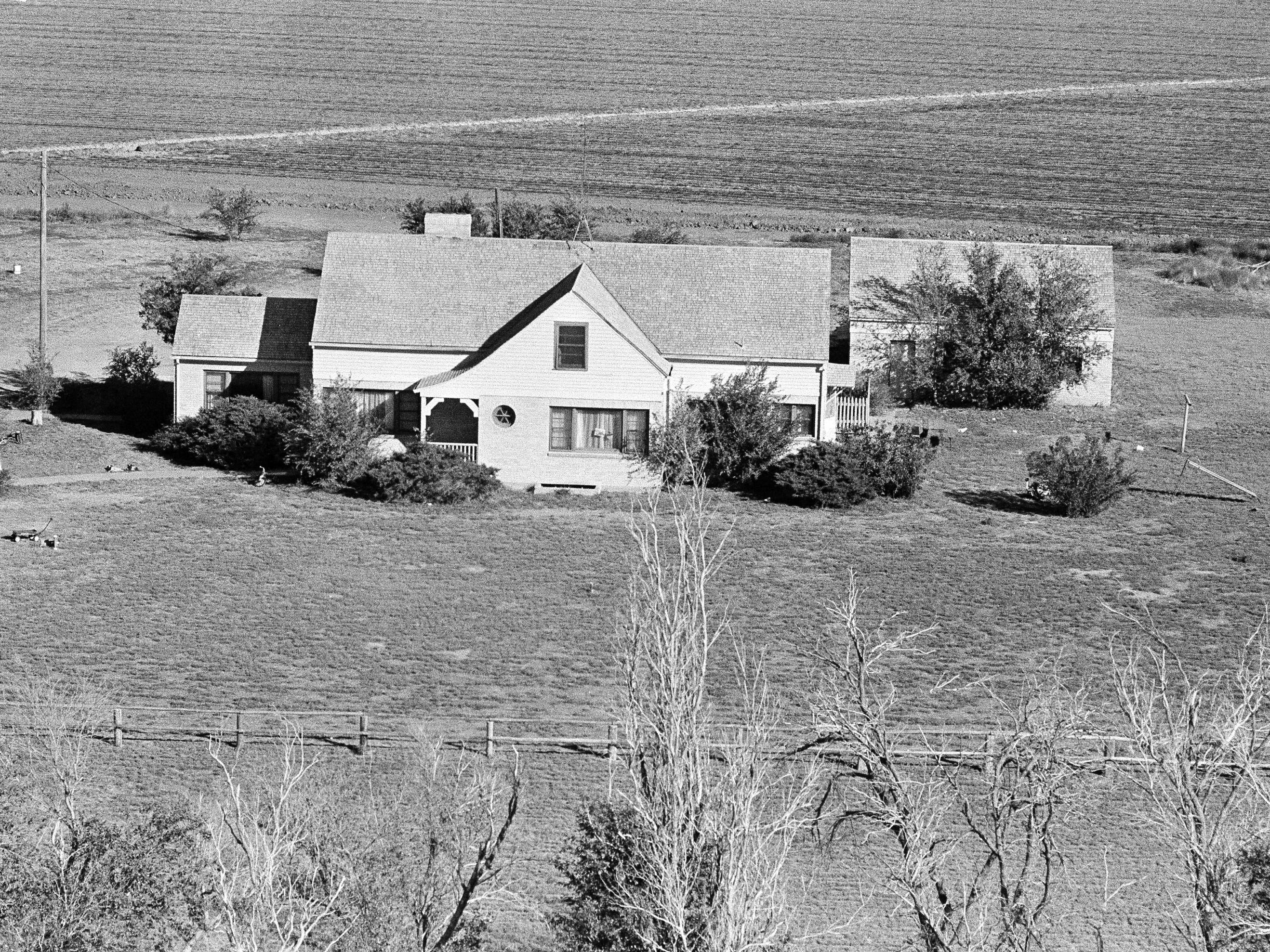 Four members of the Clutter family were murdered by two ex-convicts in The home picture here is from Nov. 2, 1979.