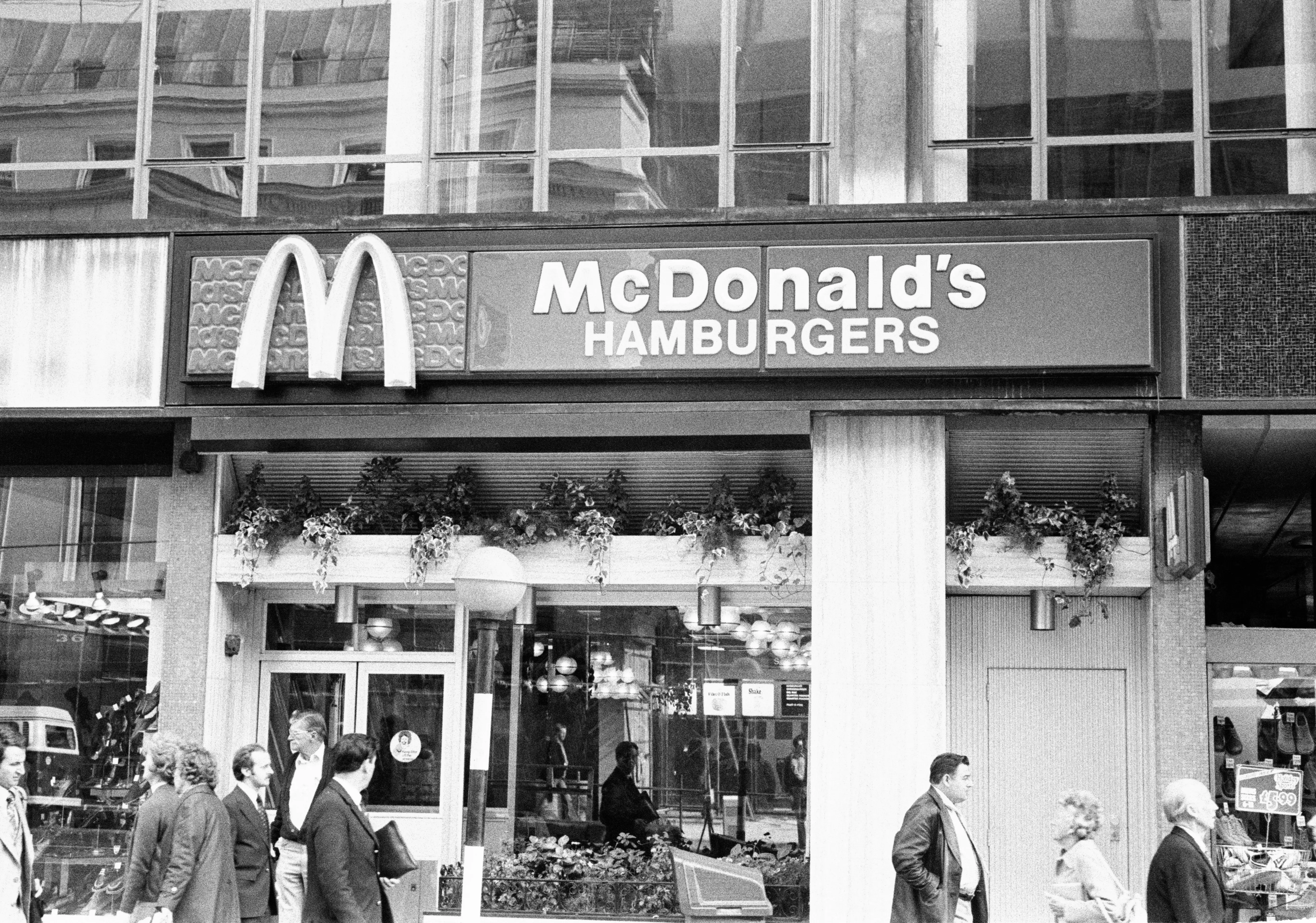 McDonald's in London in 1978.