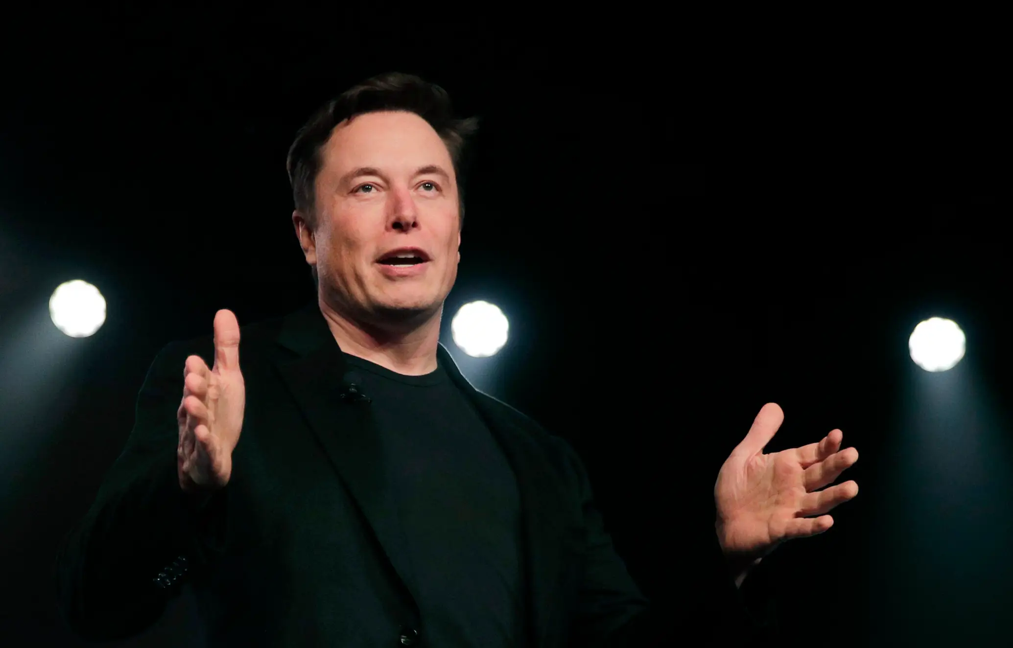 Elon Musk is pictured.