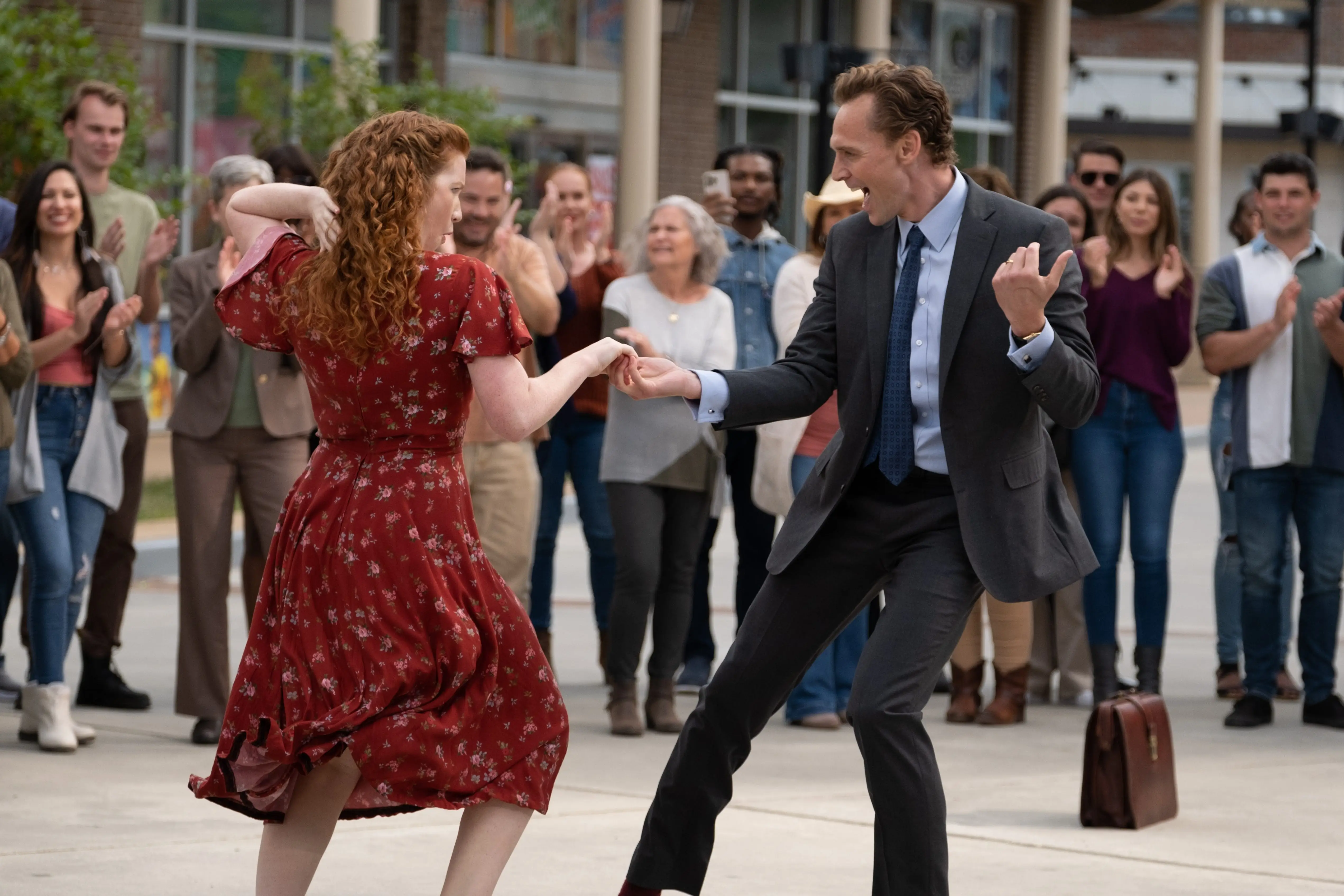 Annalise Basso and tom hiddleston in the life of chuck