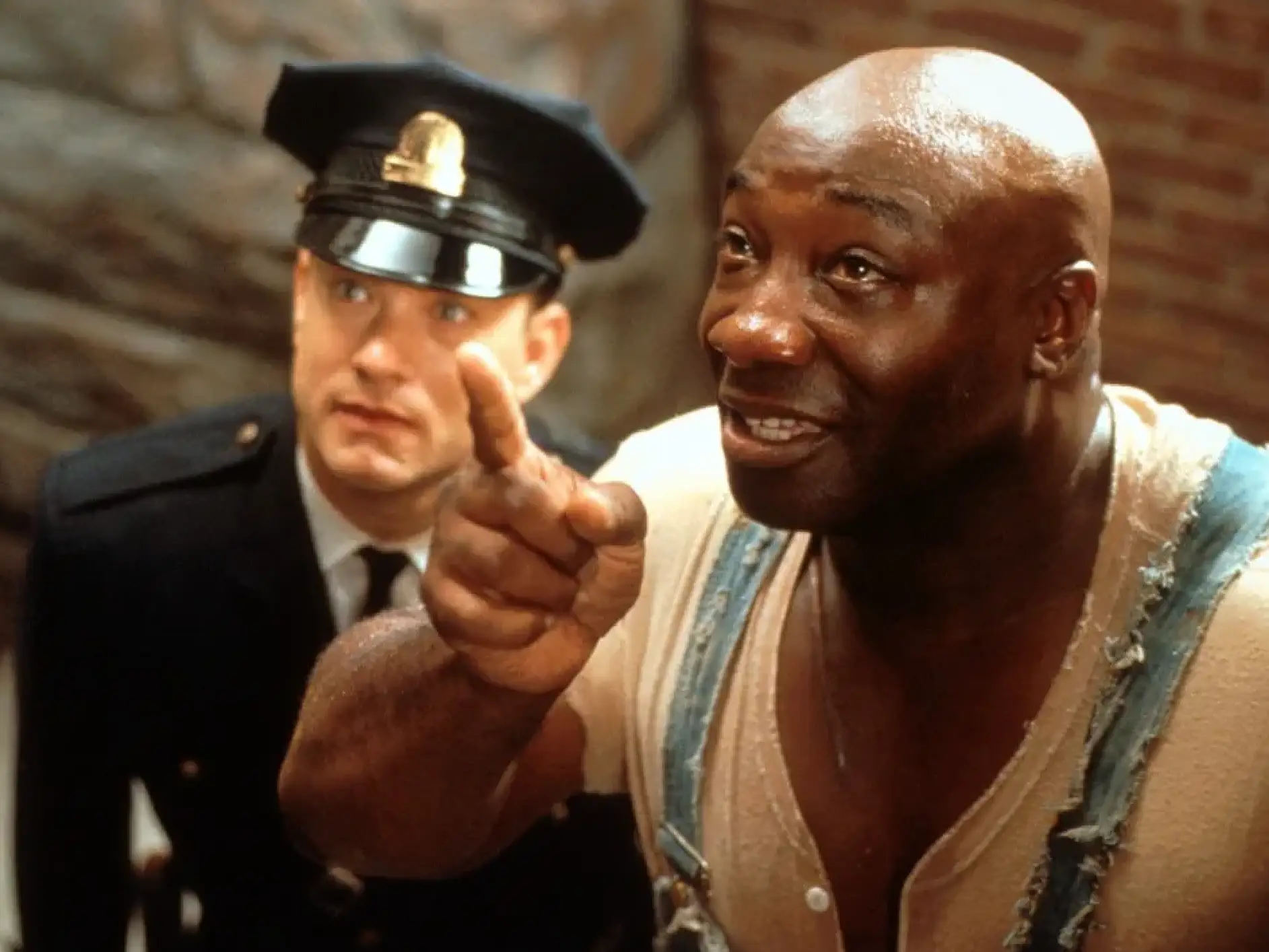 tom hanks and michael clarke duncan in the green mile