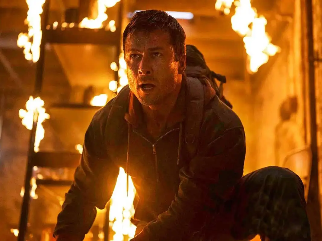 glen powell in the running man