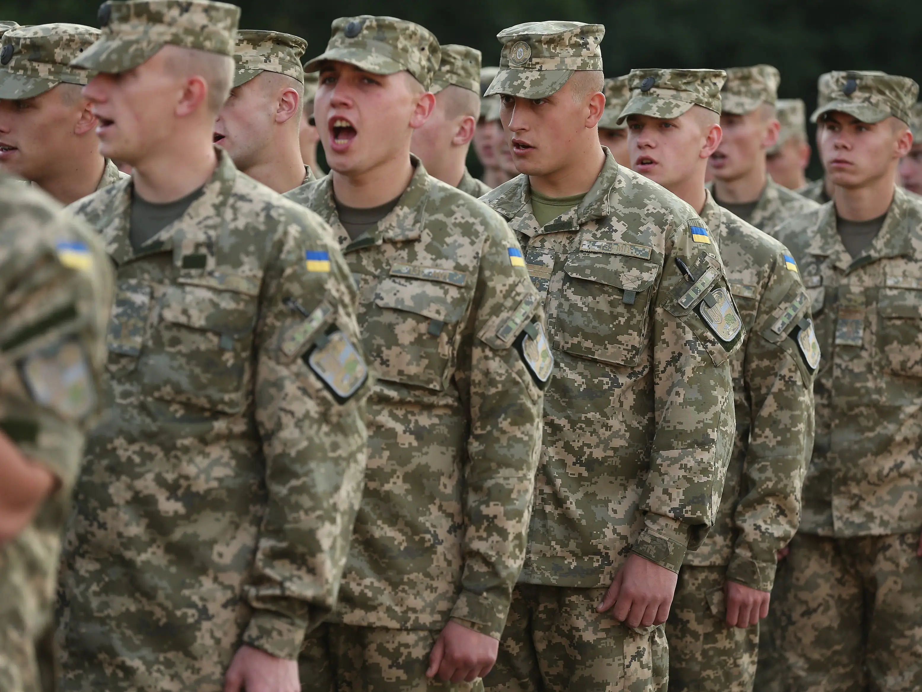 Ukrainian soldiers