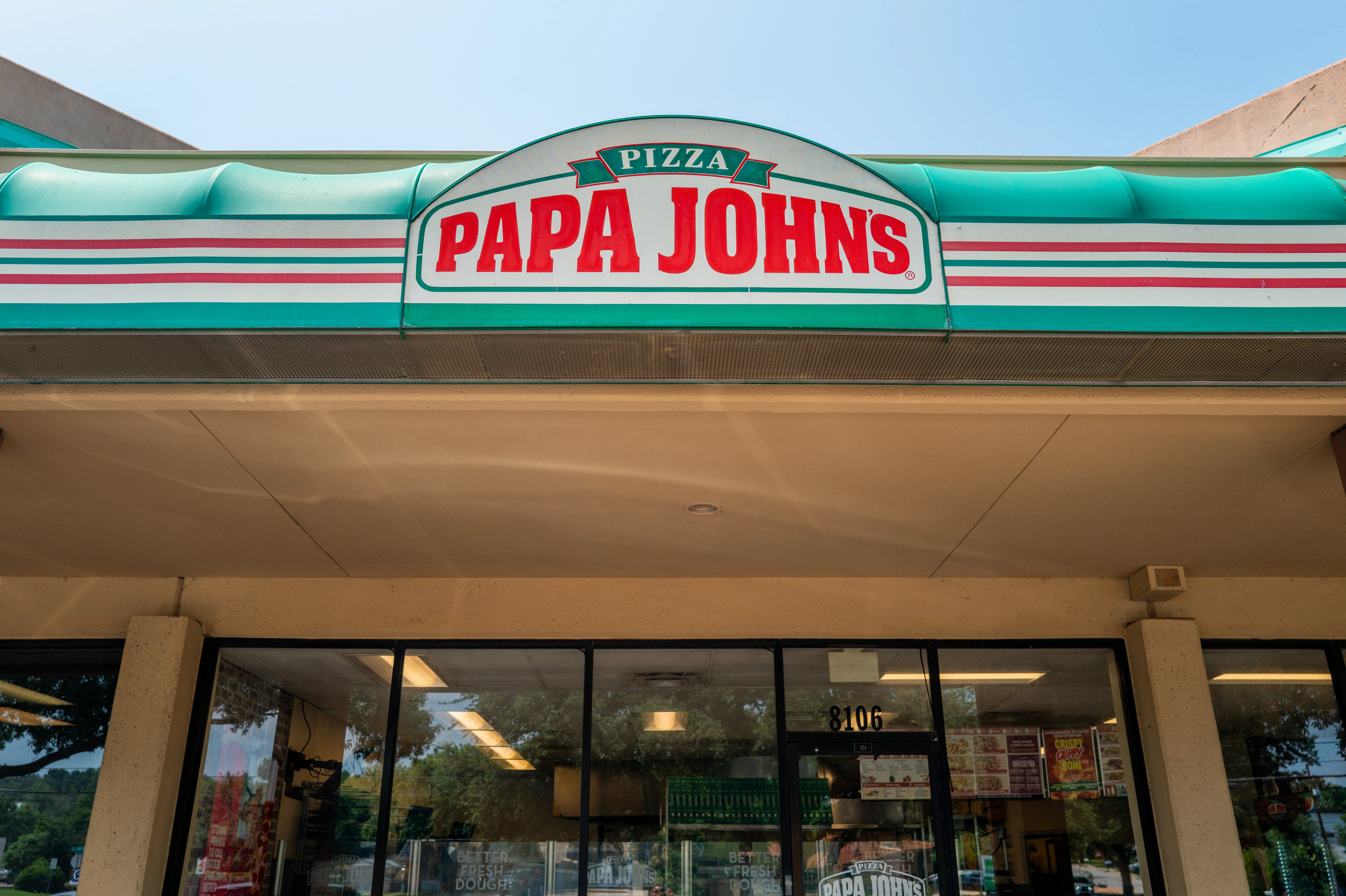 A Papa Johns location in Texas