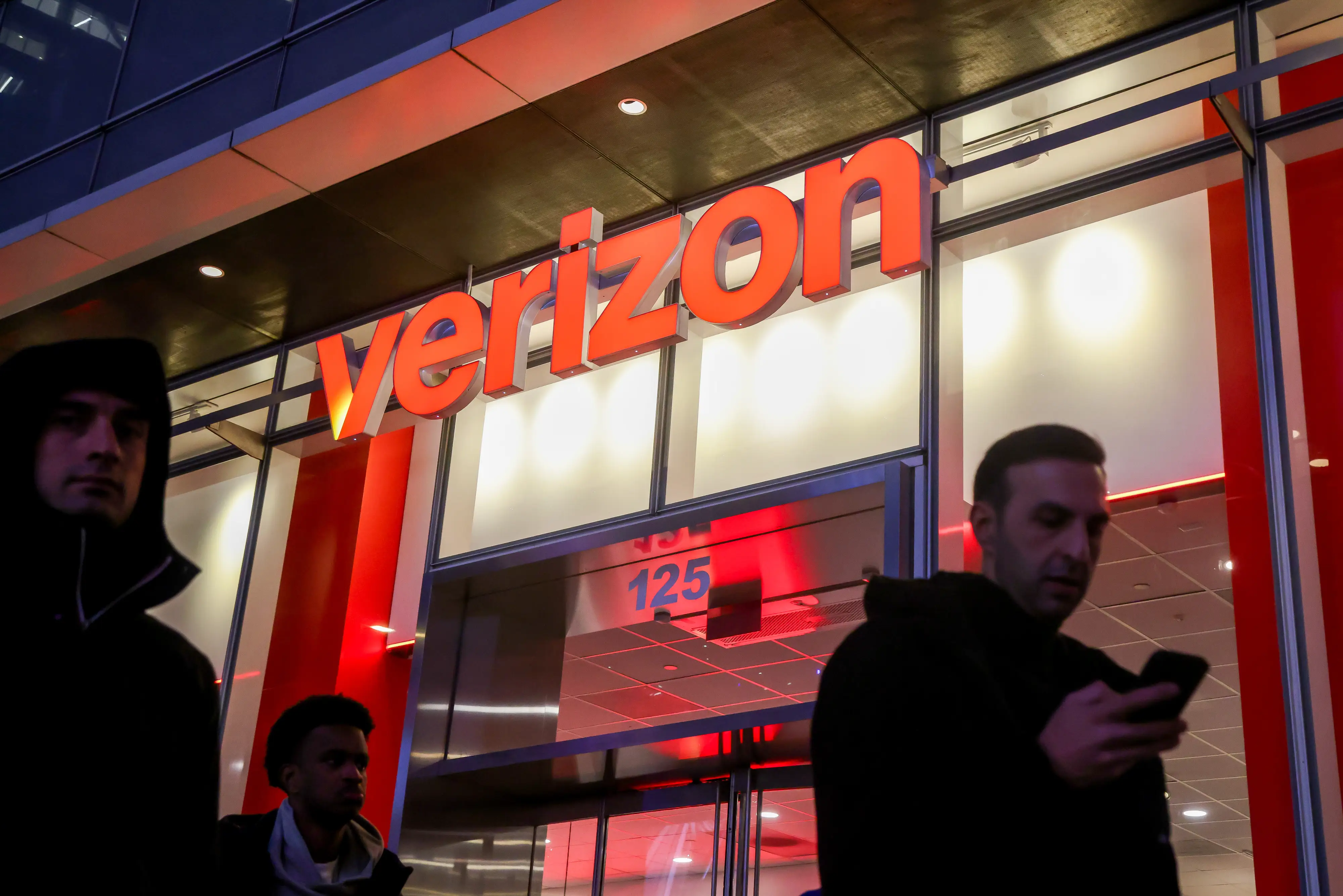 A Verizon store in New York.
