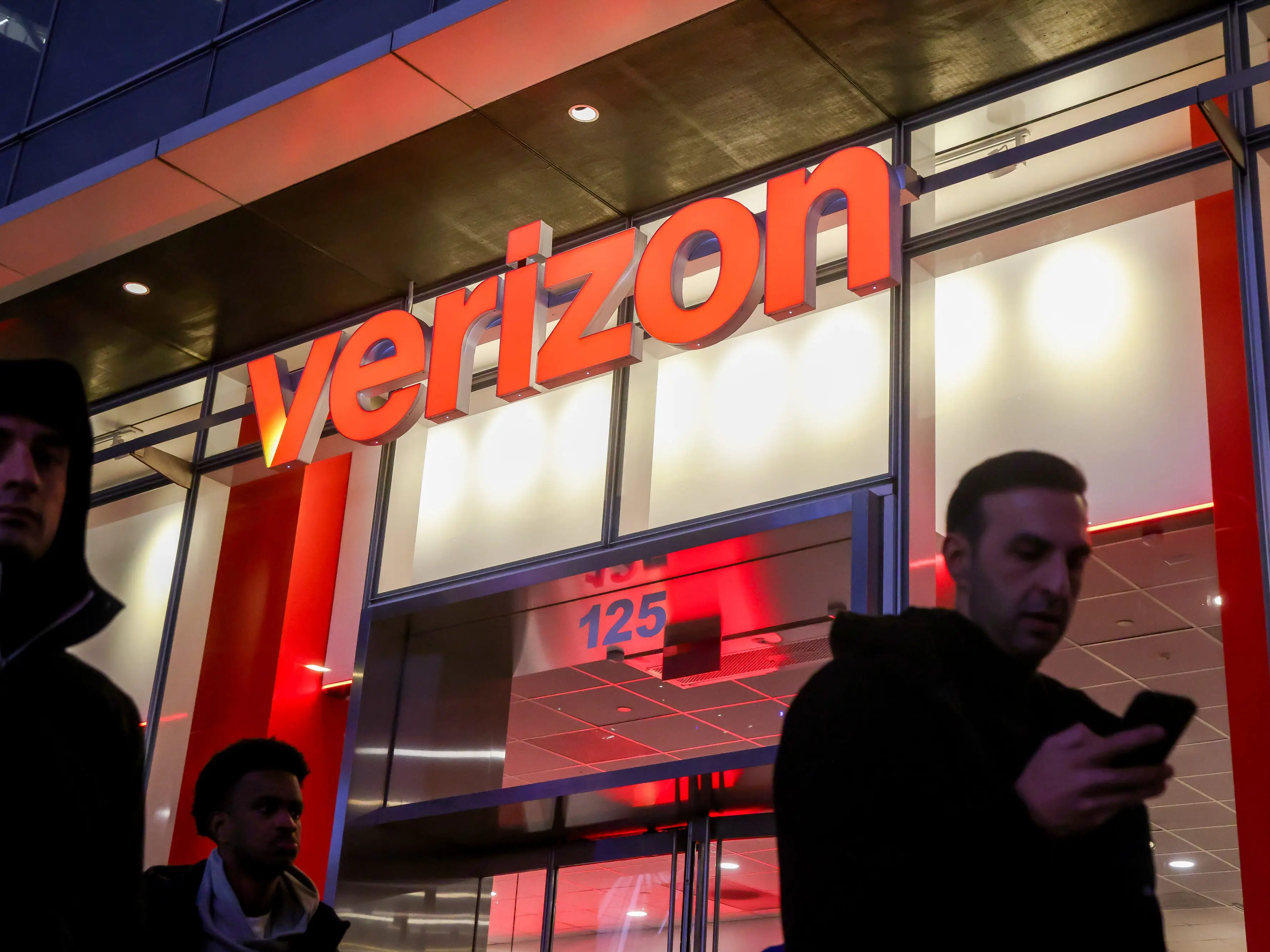 A Verizon store in New York.