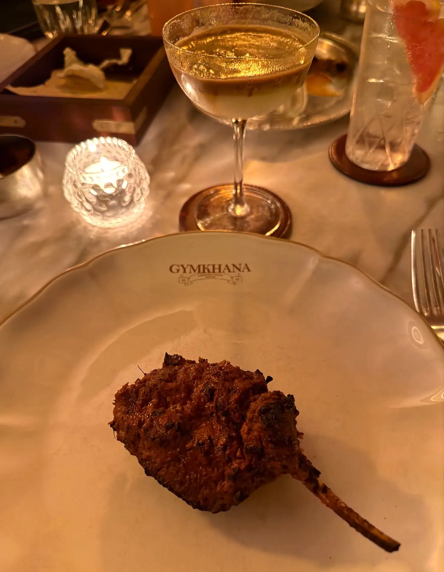 One of Gymkhana London's Tandoori Masala Lamb Chops
