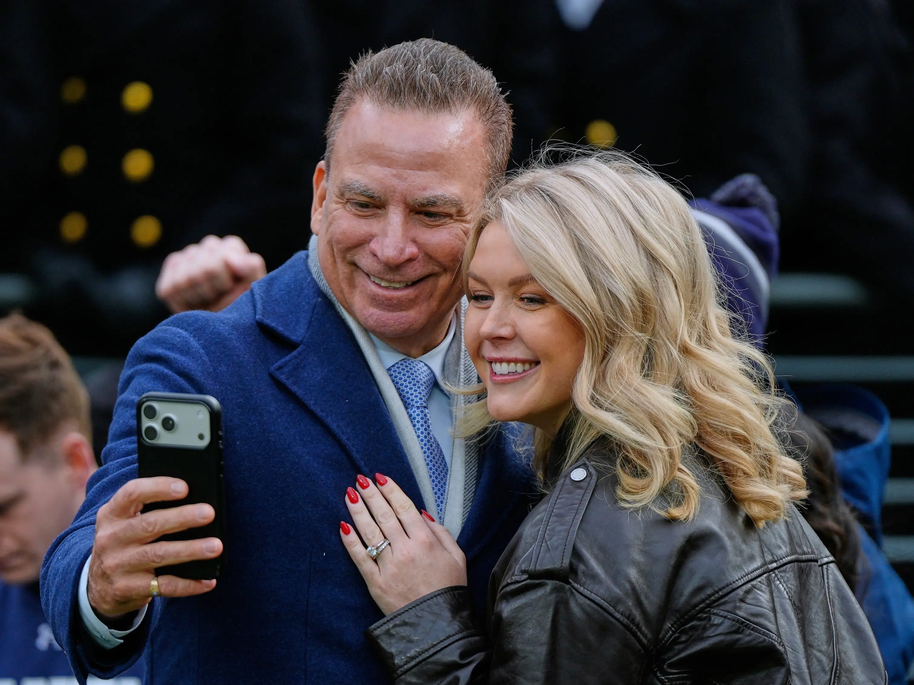 White House press secretary Karoline Leavitt and her husband Nicholas Riccio.