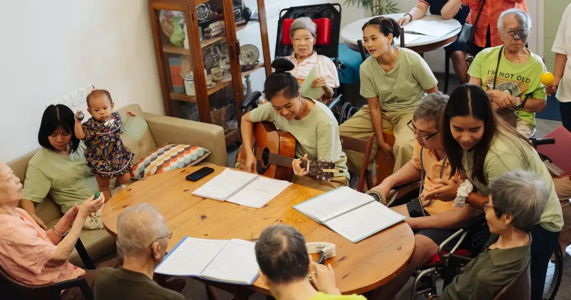 Inside the Singapore shophouse where assisted living comes with a social club