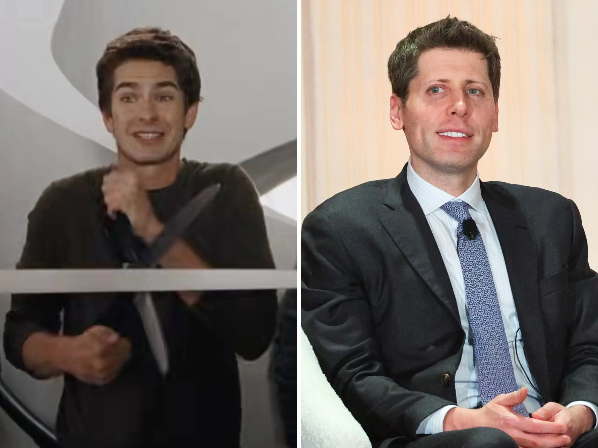 andrew garfield as sam altman; sam altman