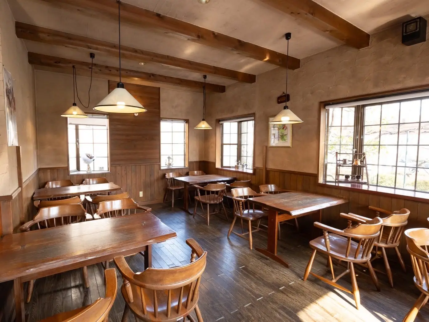 The interiors of the café.