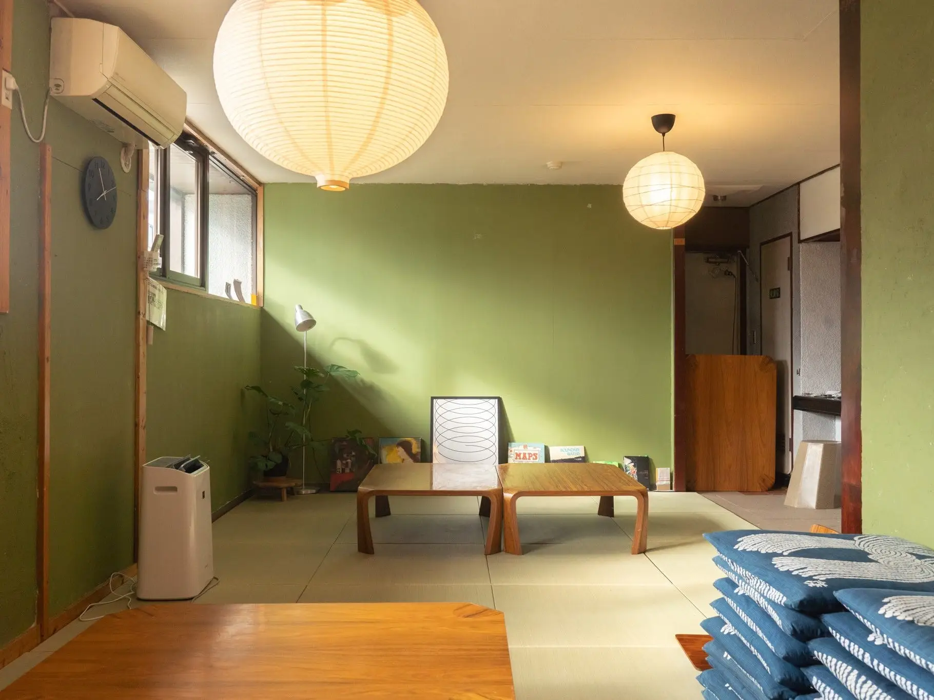 The interiors of the guesthouse.