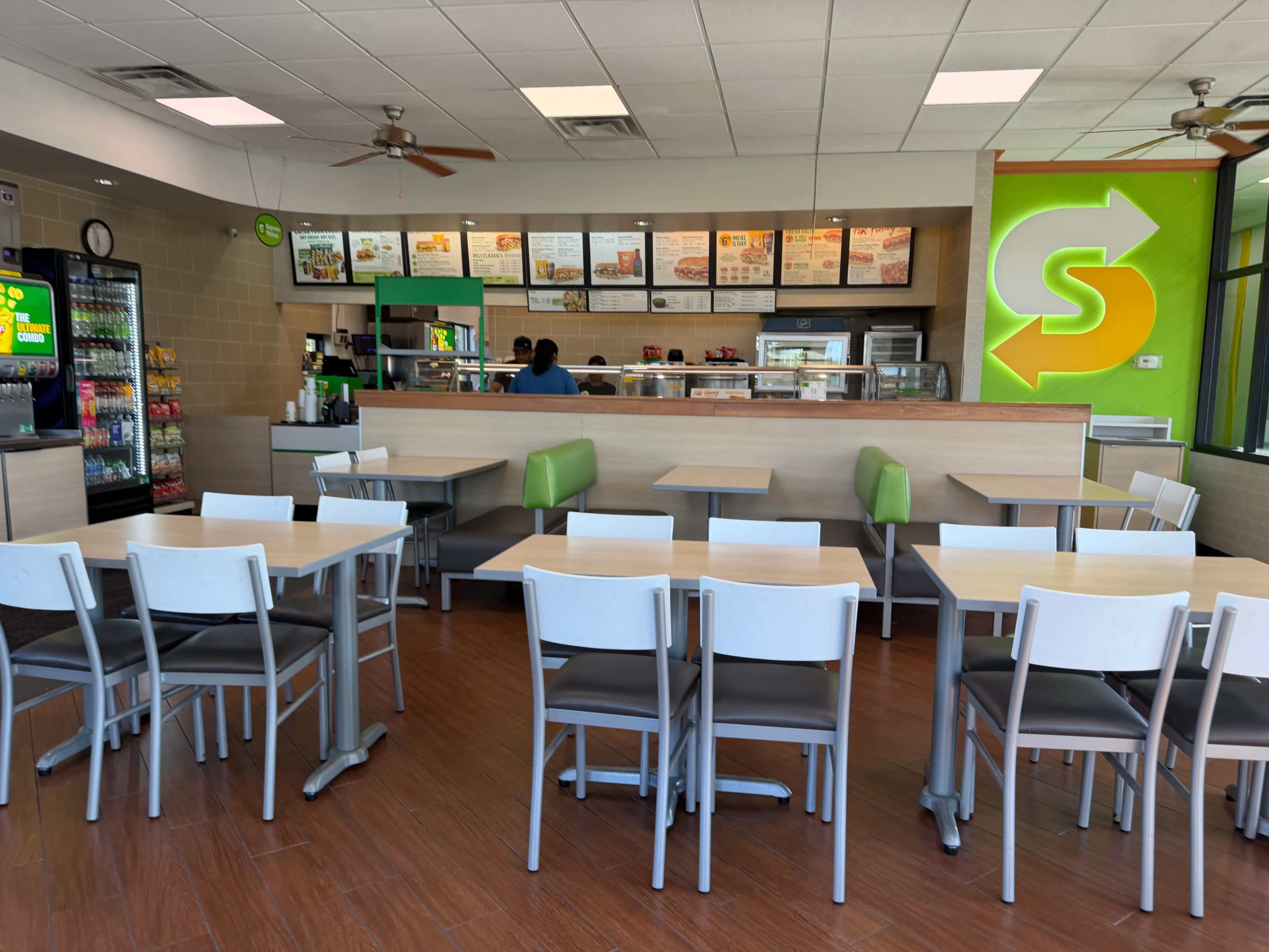 interior of a subway location