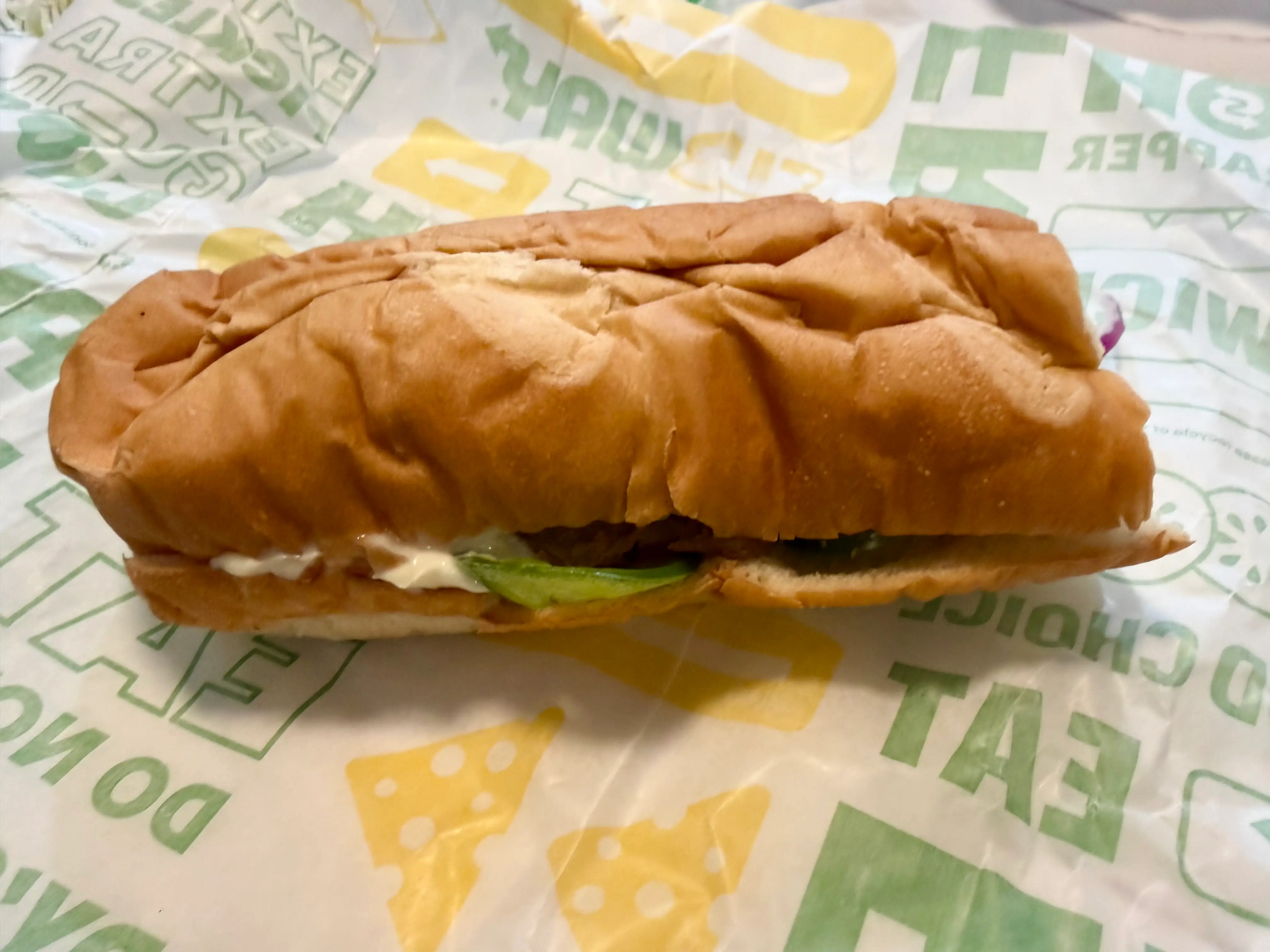 Philly cheesesteak from Subway