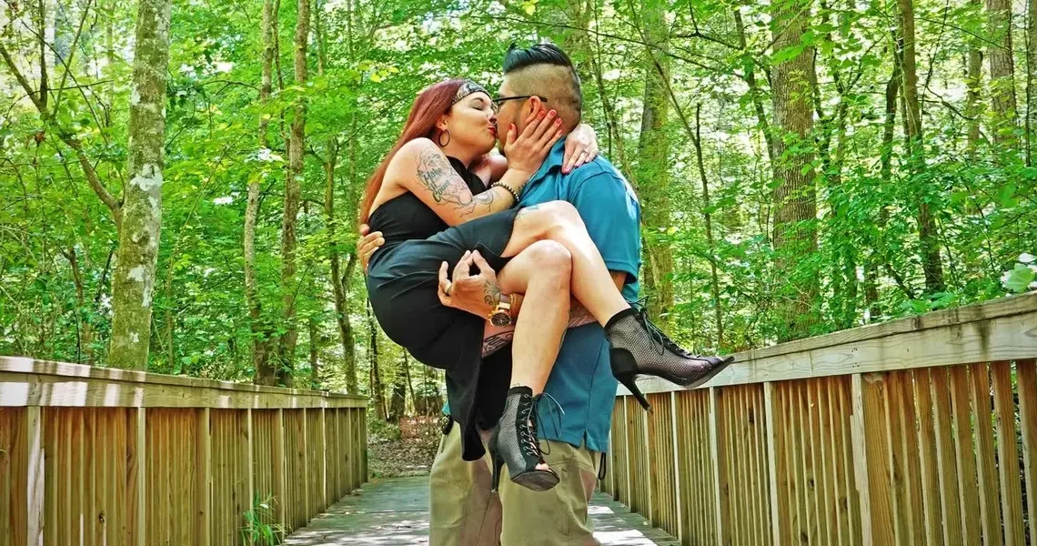 We live paycheck to paycheck and don’t want wedding debt. So we’re getting creative.