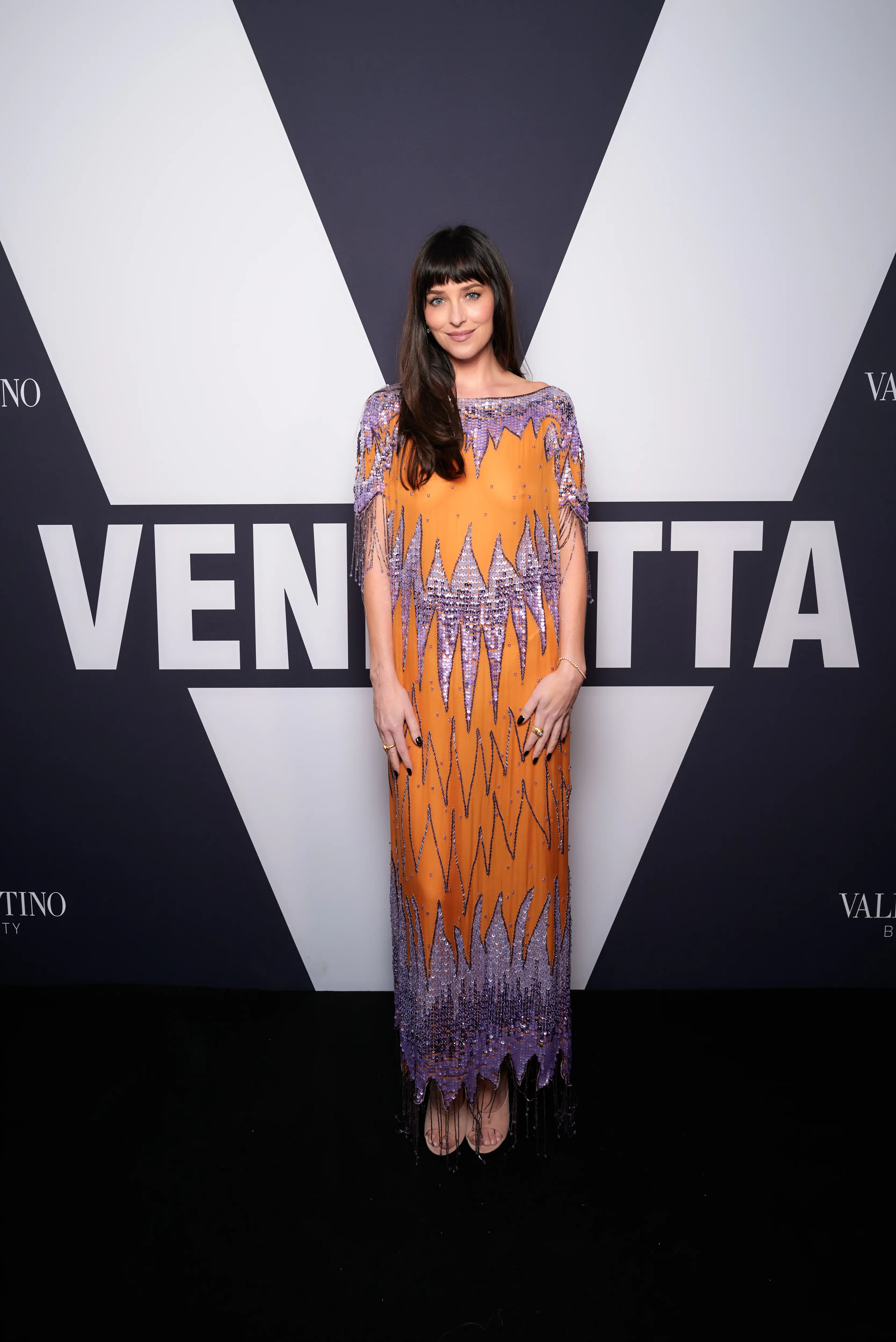 Dakota Johnson at a Valentino event in London.