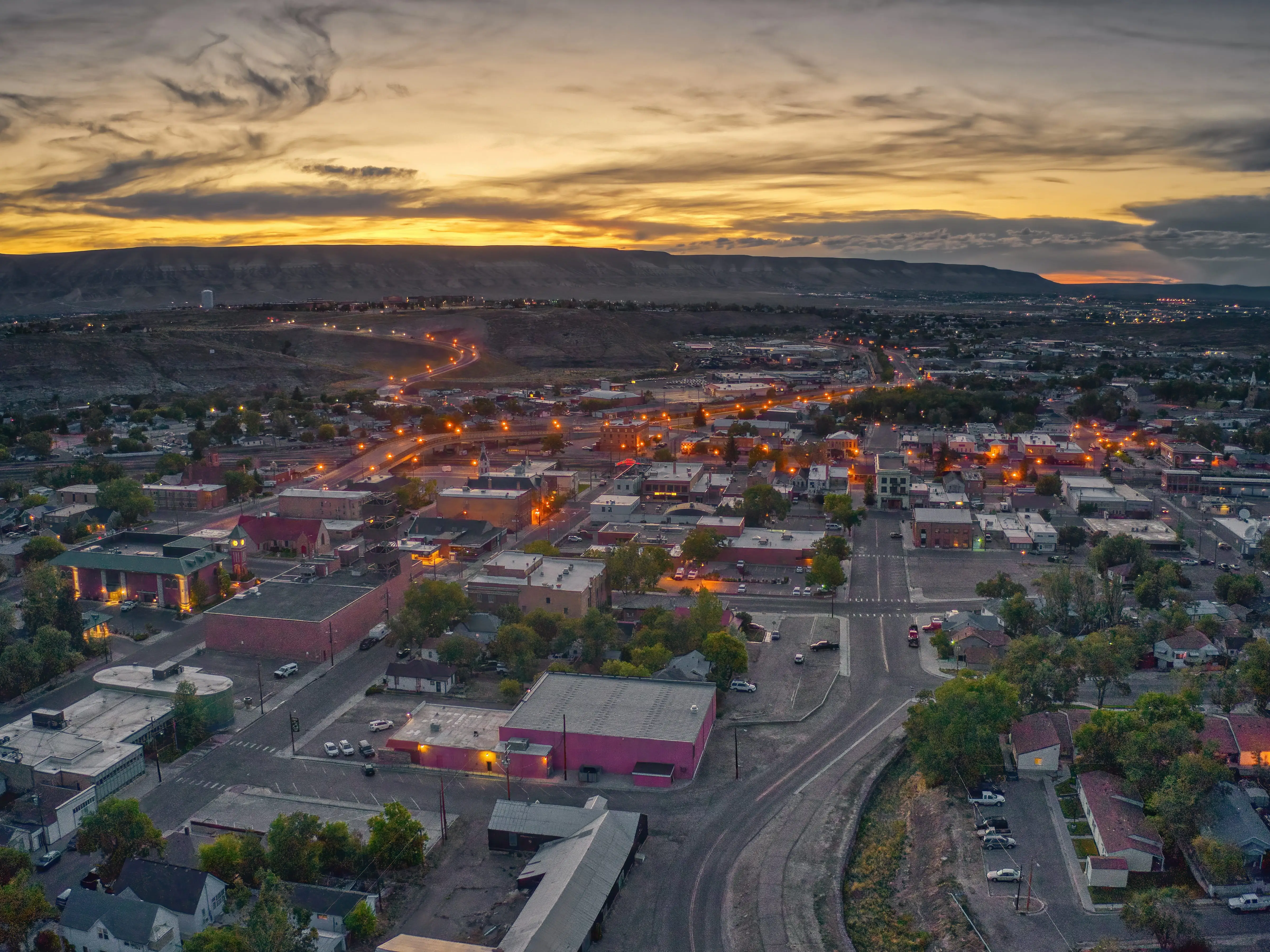 Rock Springs is the 5th Largest Town in Wyoming and a Stop on a Passenger Train Line