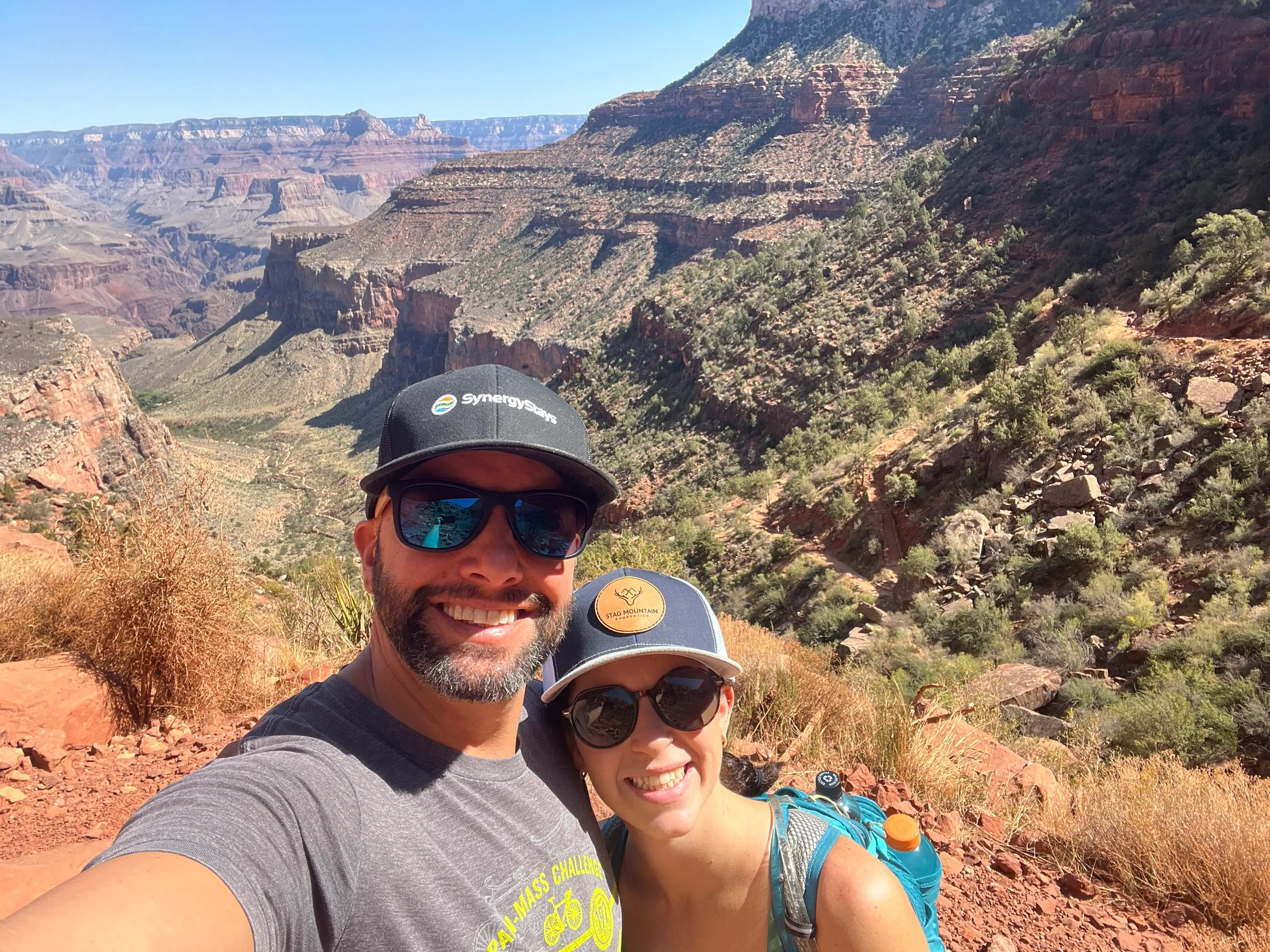 Couple taking selfie