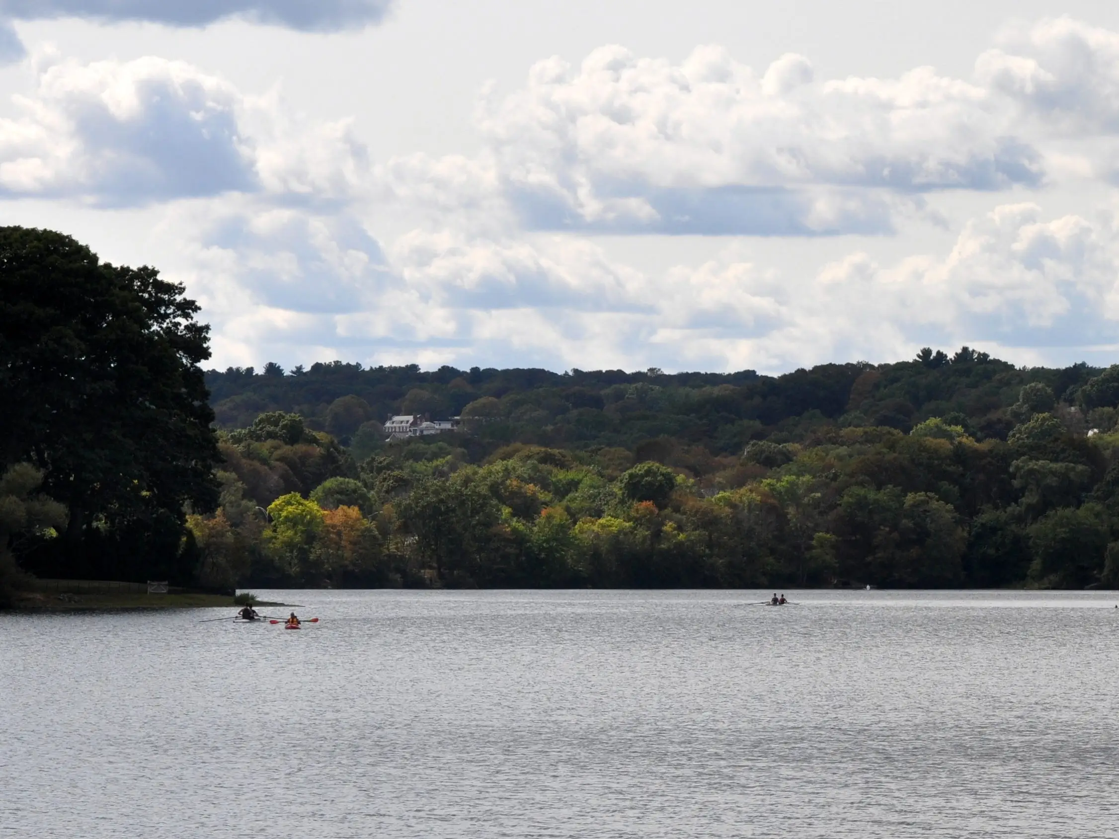 A good weekend, kayaking in Spy Pond, Arlington, MA, USA (Greater Boston Area)