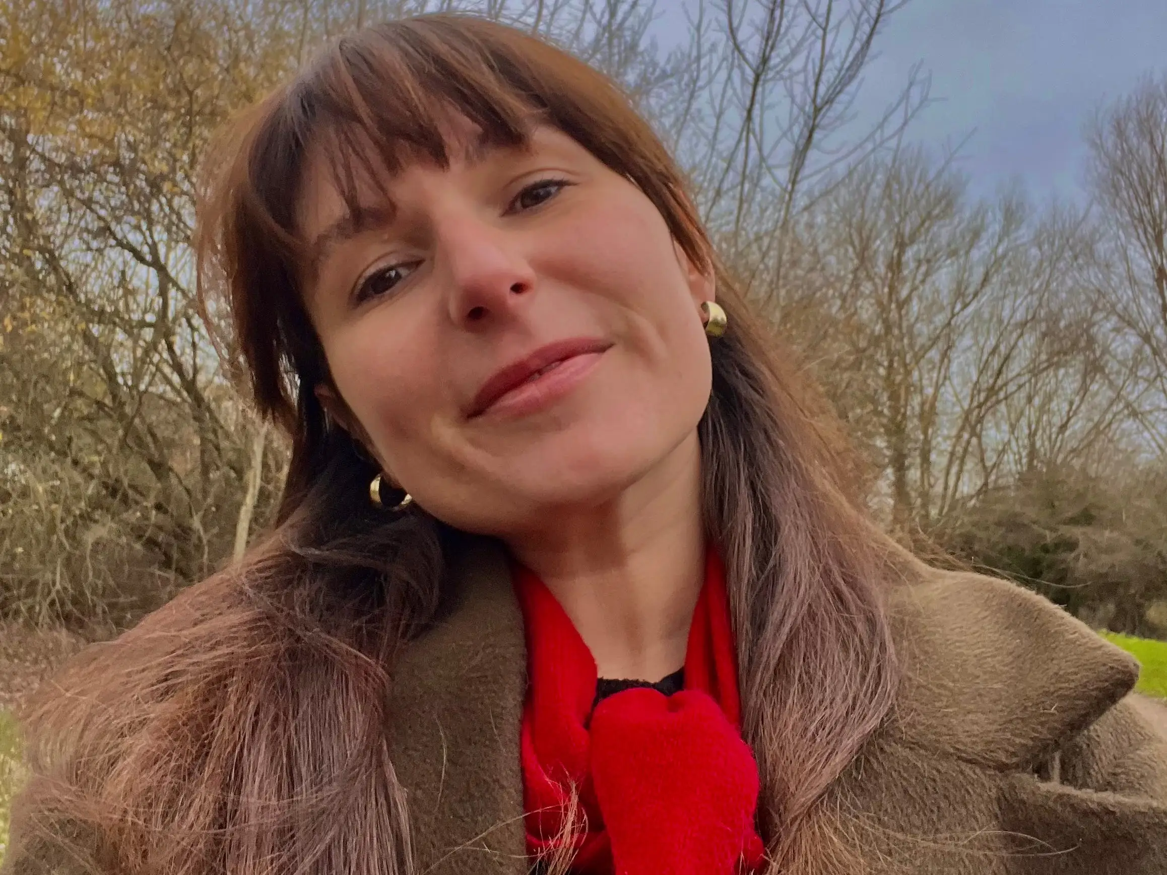 Woman selfie