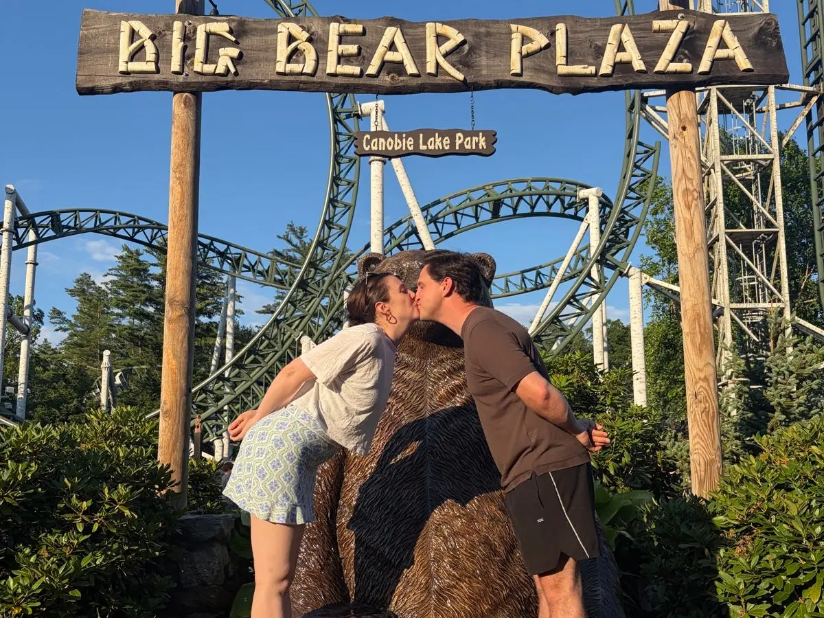 Couple kissing