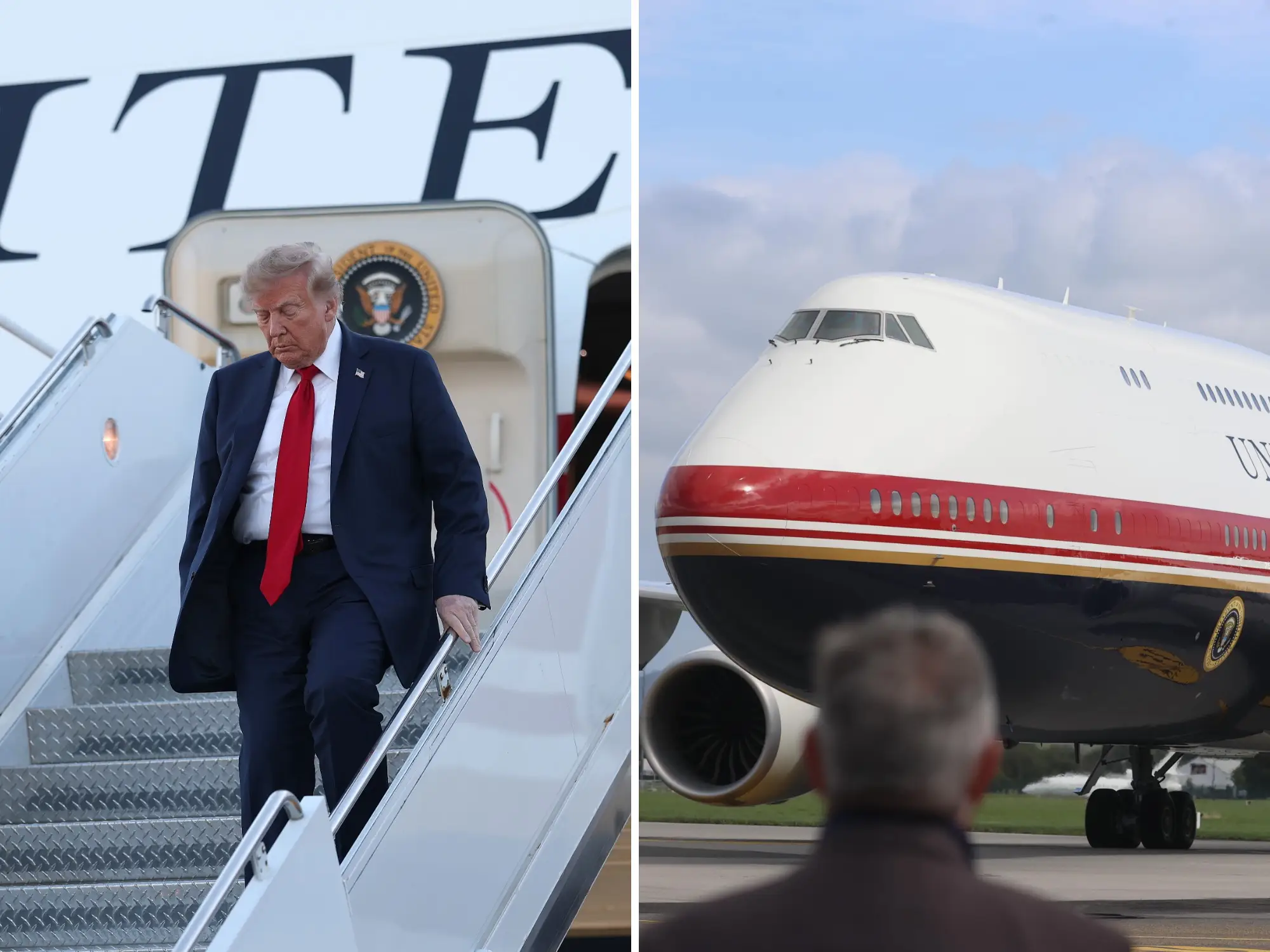 President Donald Trump's new Air Force One.