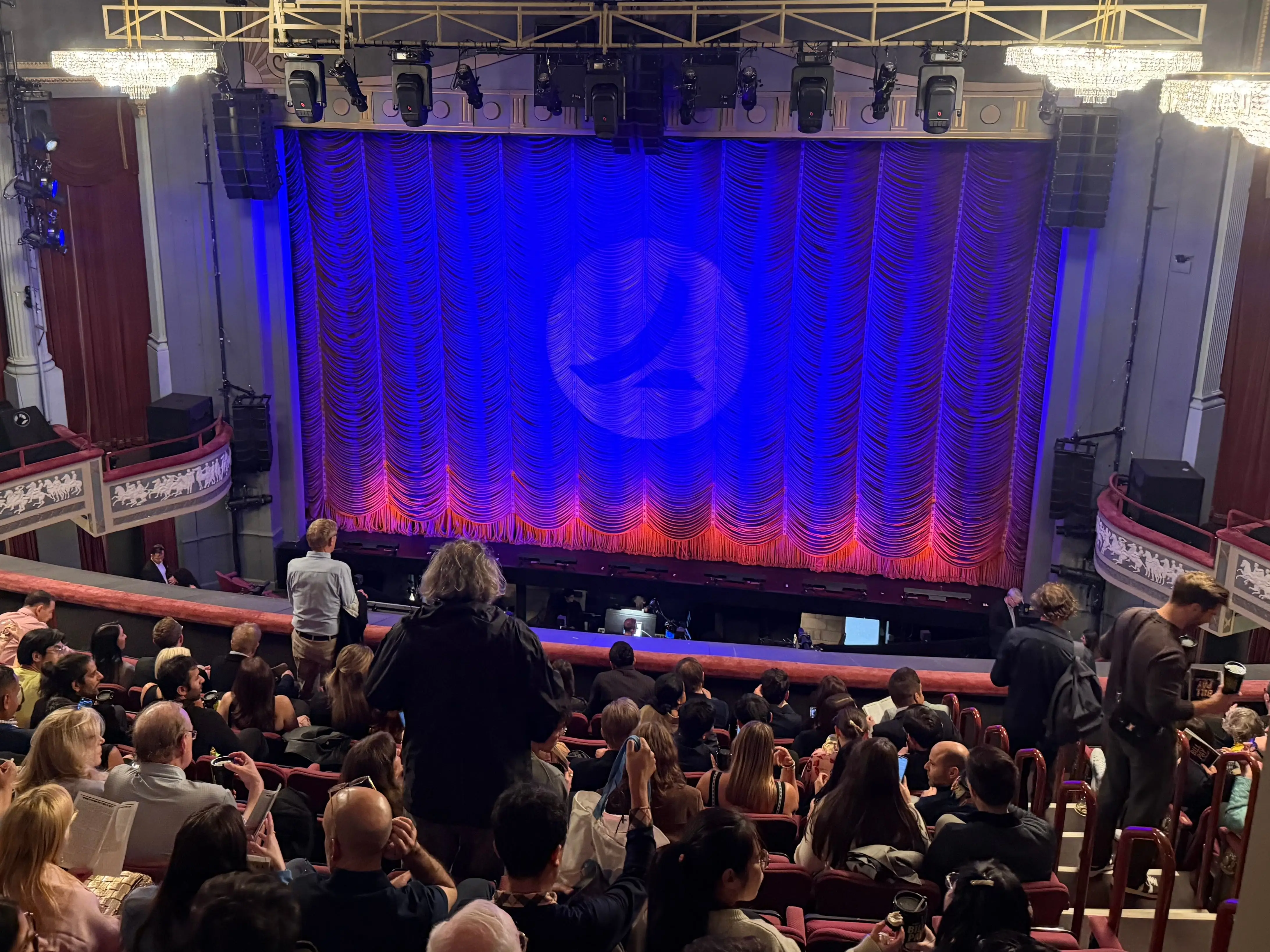 The Ramp logo is pictured on a curtain.