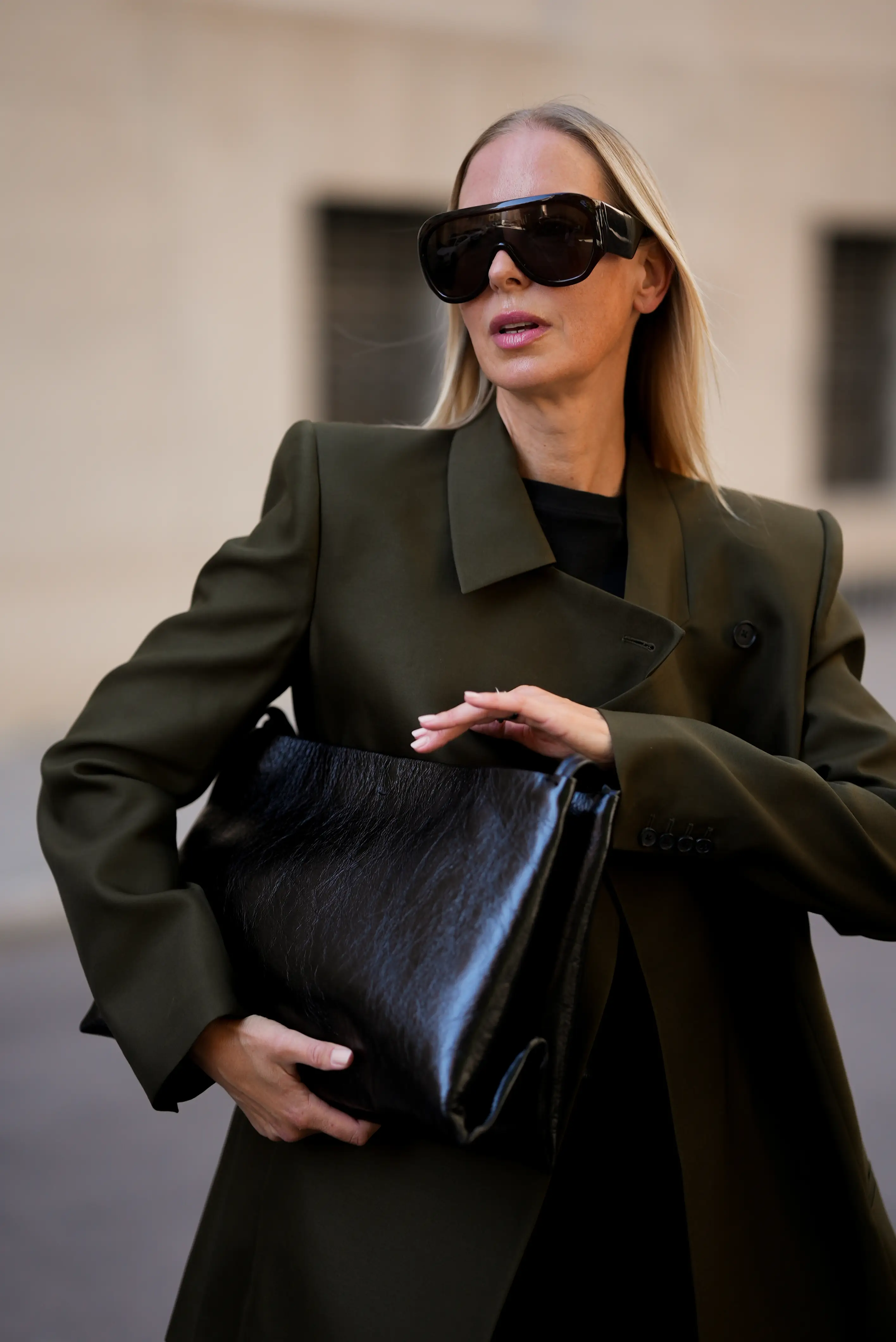 Mirja Klein wears Phoebe Philo sunglasses in Germany.
