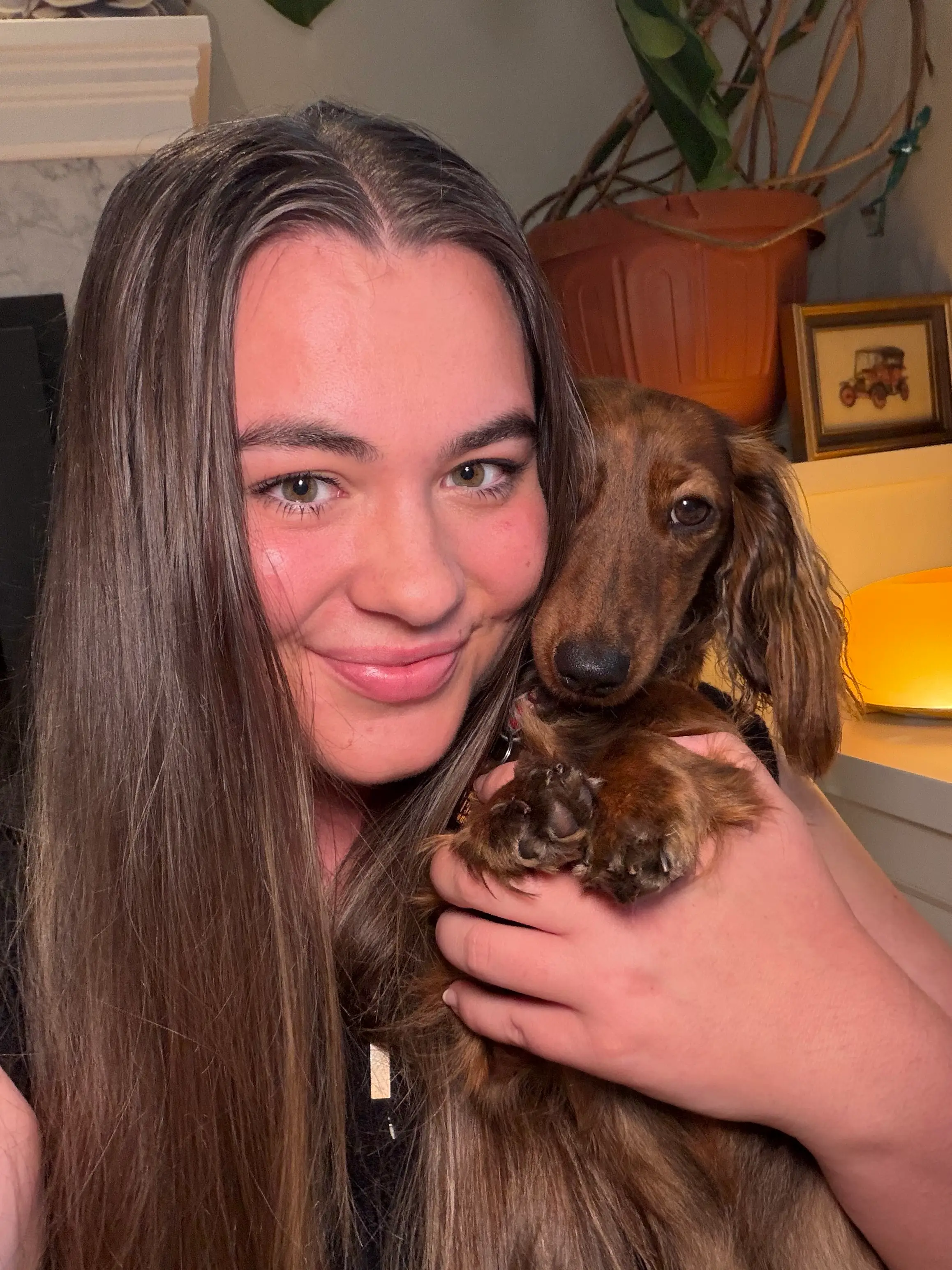 Tara Crymble and her dog