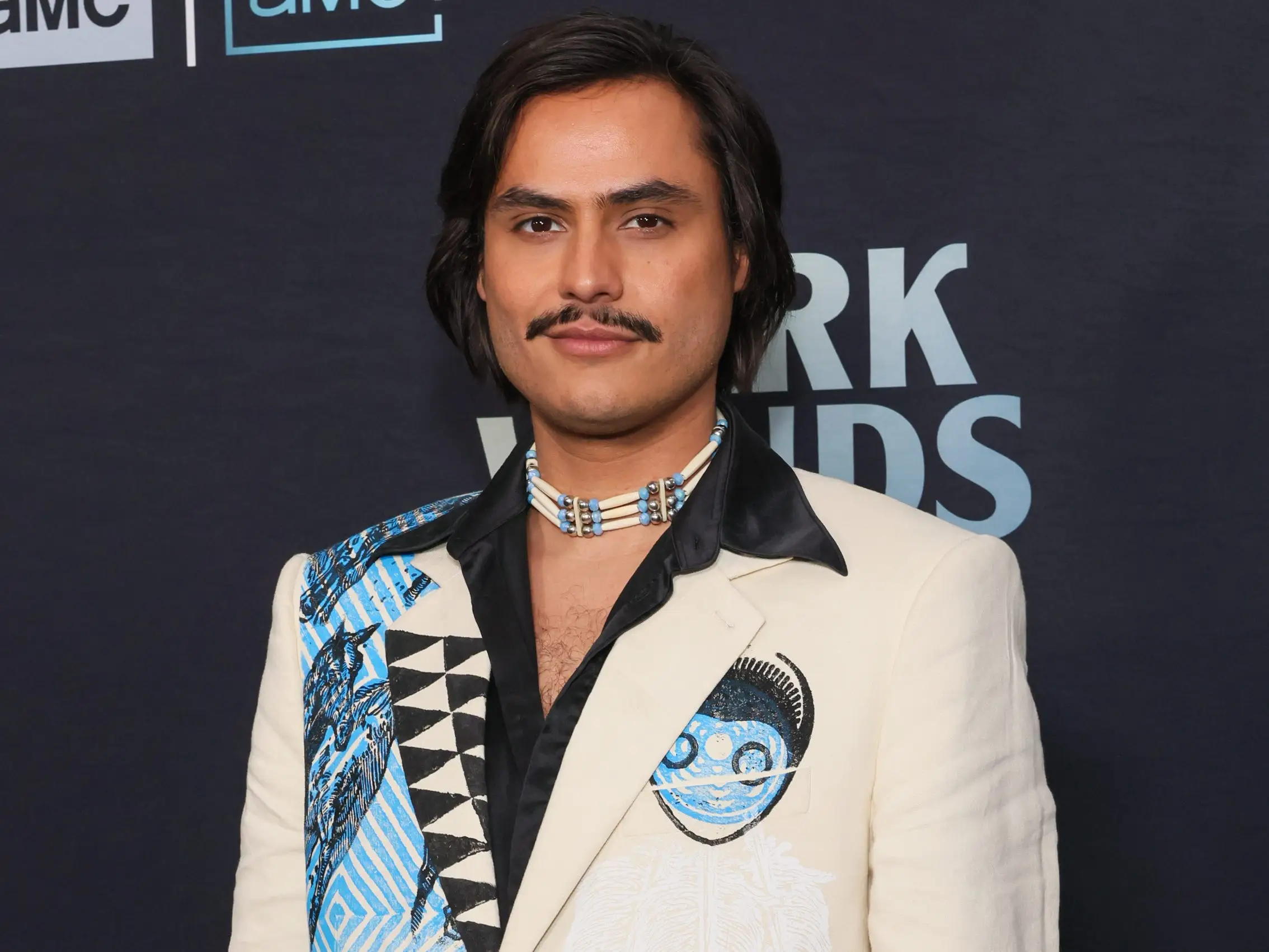 Kiowa Gordon attends the premiere of AMC networks 