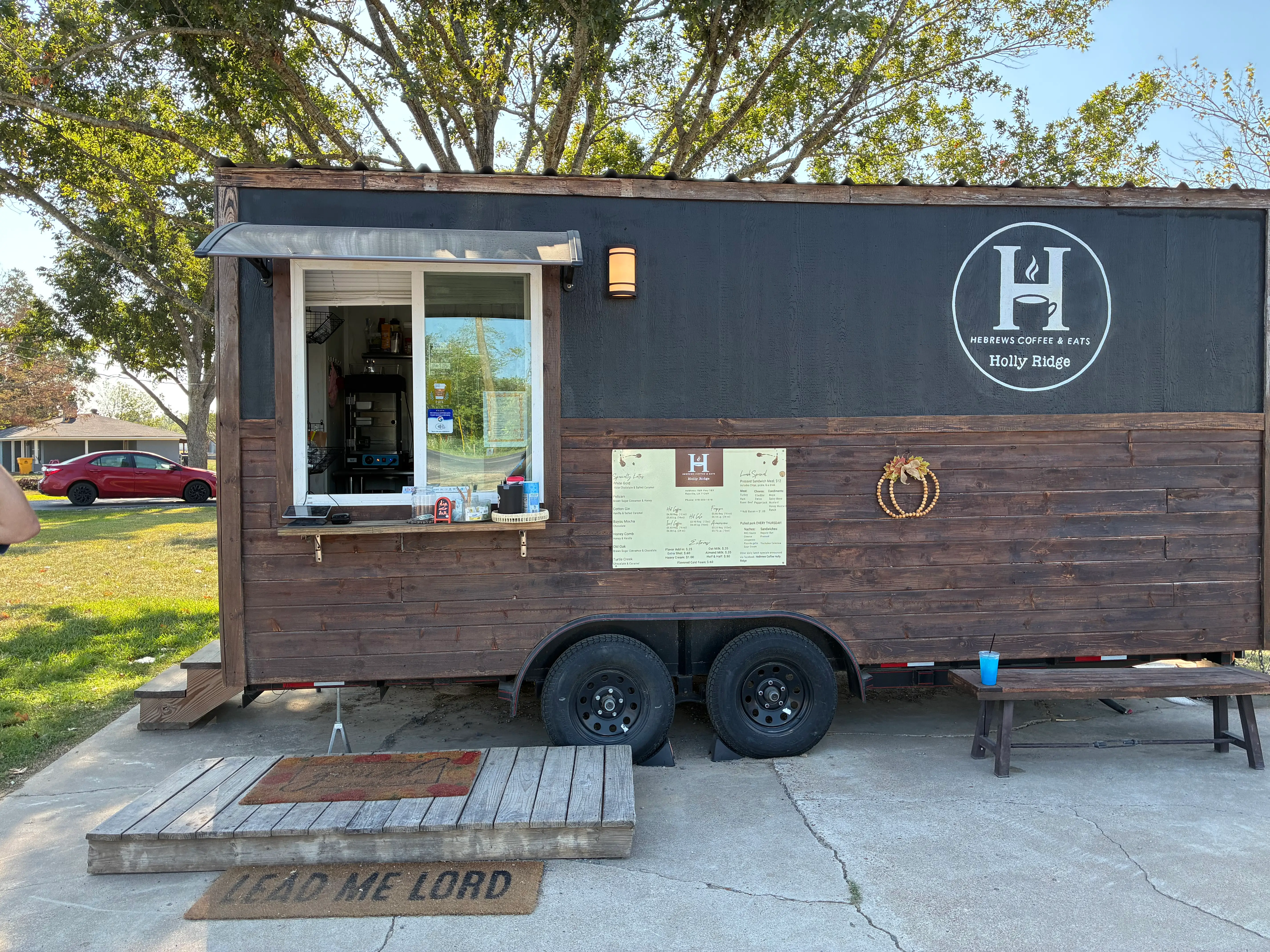 HeBrews Coffee & Eats in Holly Ridge, Louisiana.