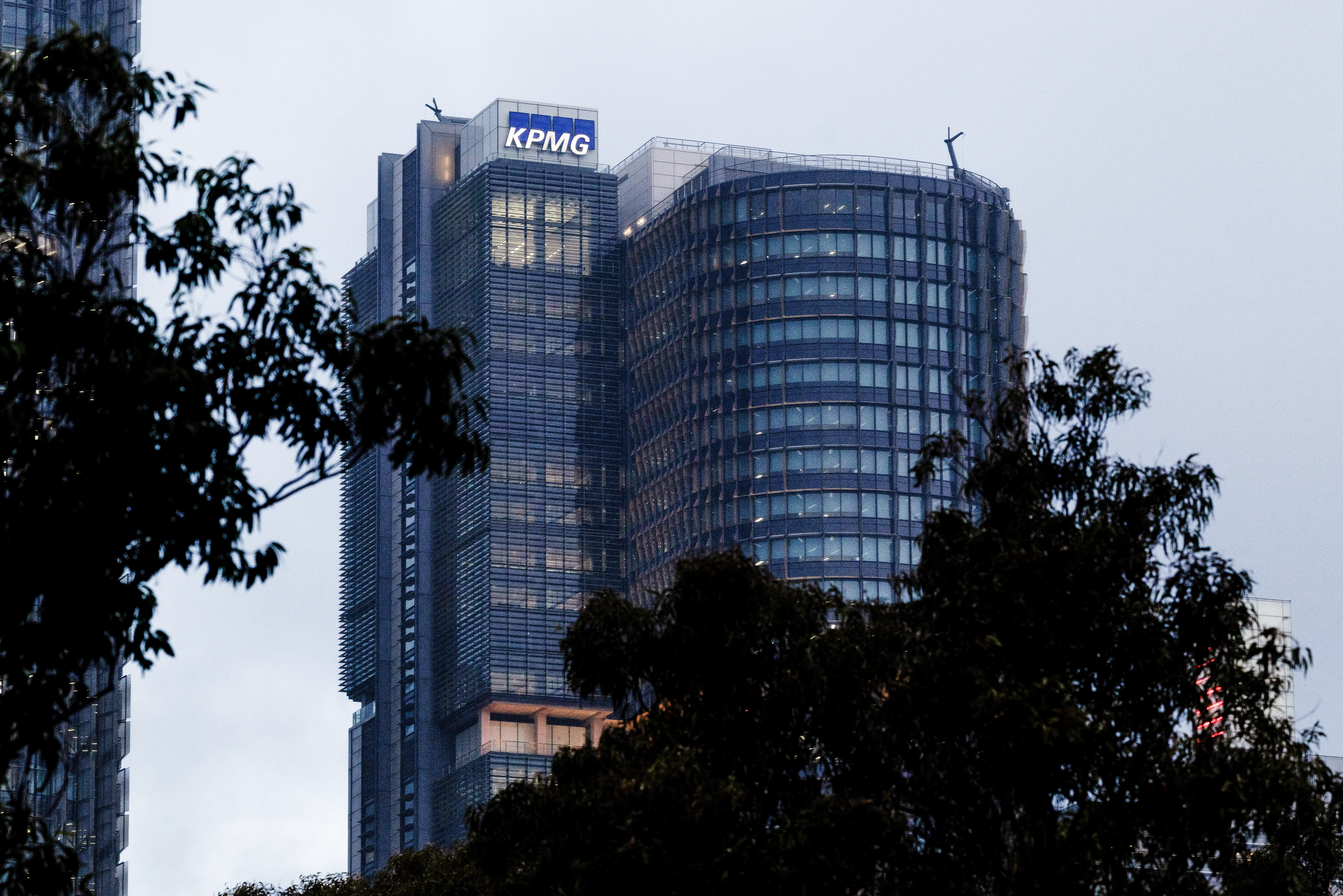 An outside shot of KPMG's office in Sydney, Australia.