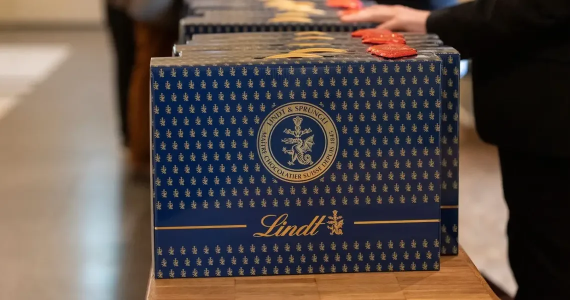 Wealthy Swiss investors have a weird flex: a blue briefcase filled with 10 pounds of chocolate