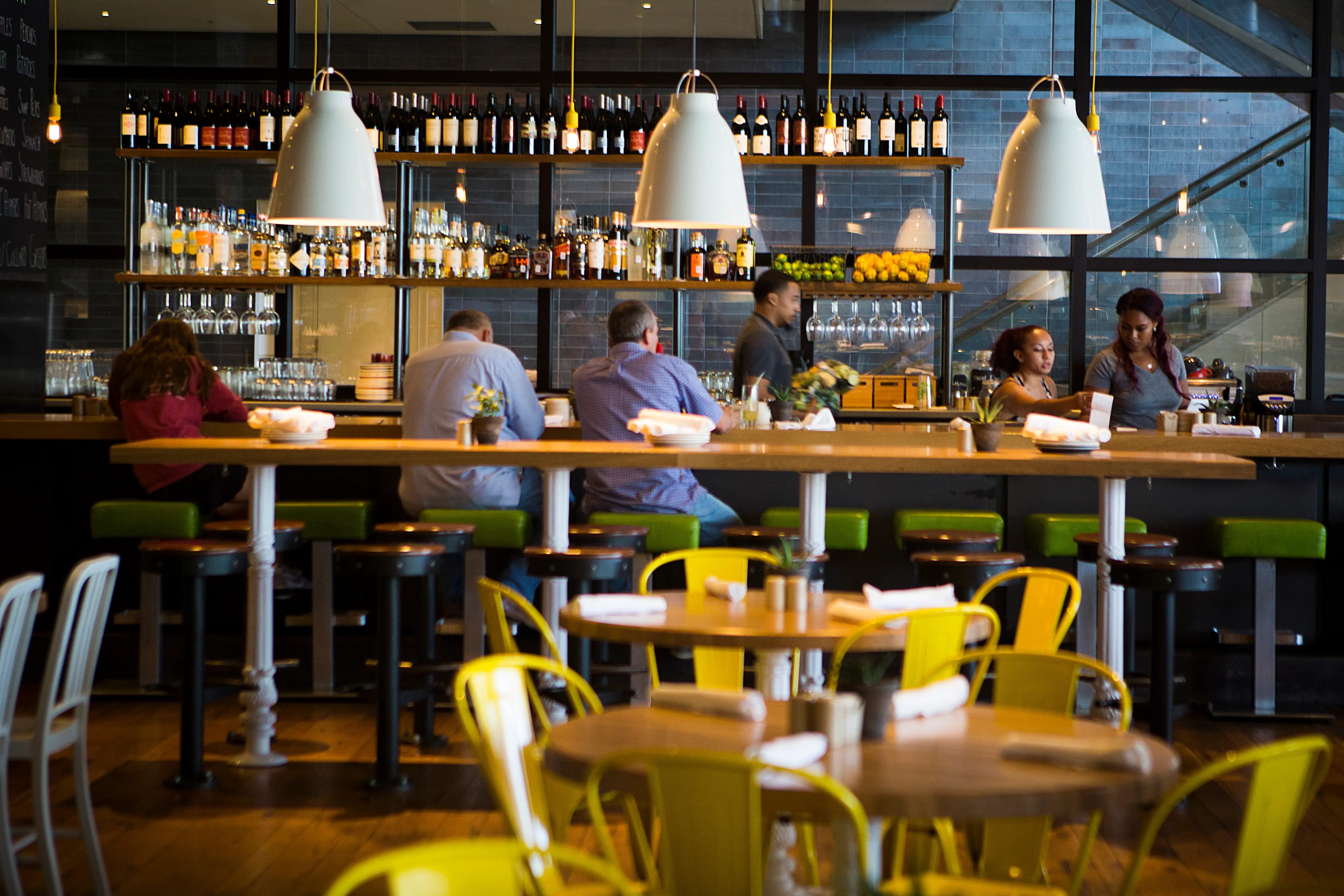 Interior of a True Food Kitchen.