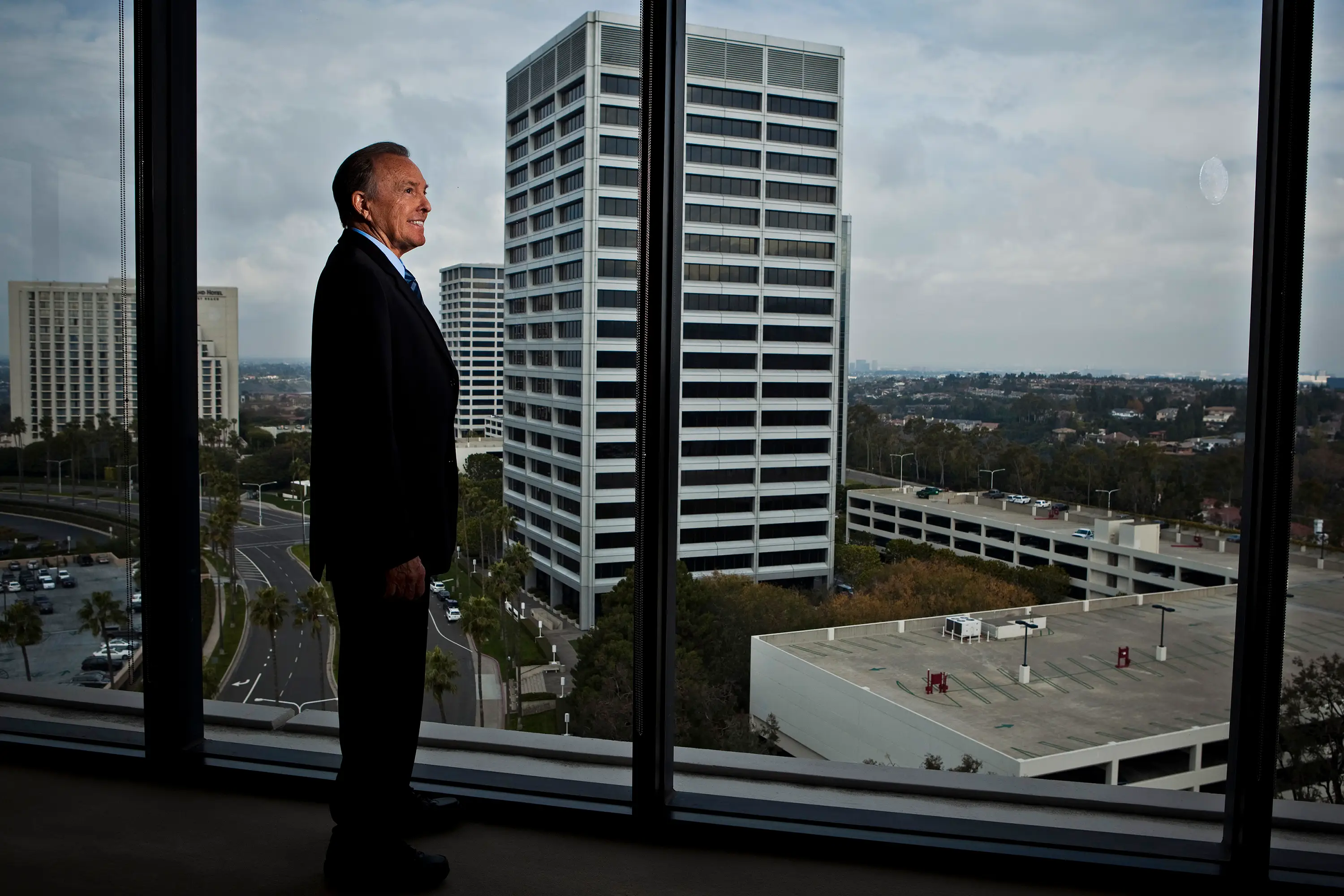 Donald Bren, chairman of Irvine Company, is photographed at company headquarters in Newport Beach, Ca.