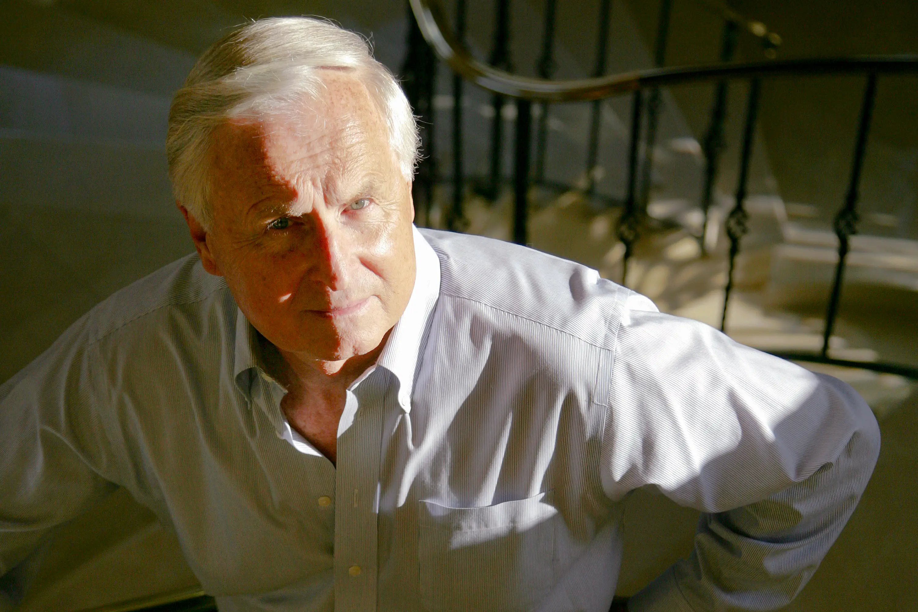 Igor Olenicoff, president and founder of Olen Properties Corp., stands for a photo in Newport Beach, California, U.S.,