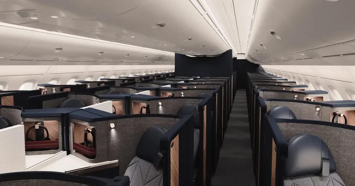 British Airways is launching the world’s largest business-class cabin on its Airbus A380s. Take a look inside.