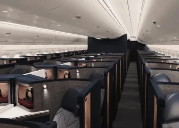 British Airways is launching the world’s largest business-class cabin on its Airbus A380s. Take a look inside.