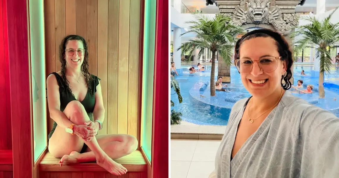 I love spending time with my friends, but it’s hard to catch up in a loud restaurant or bar. Enter: saunas.