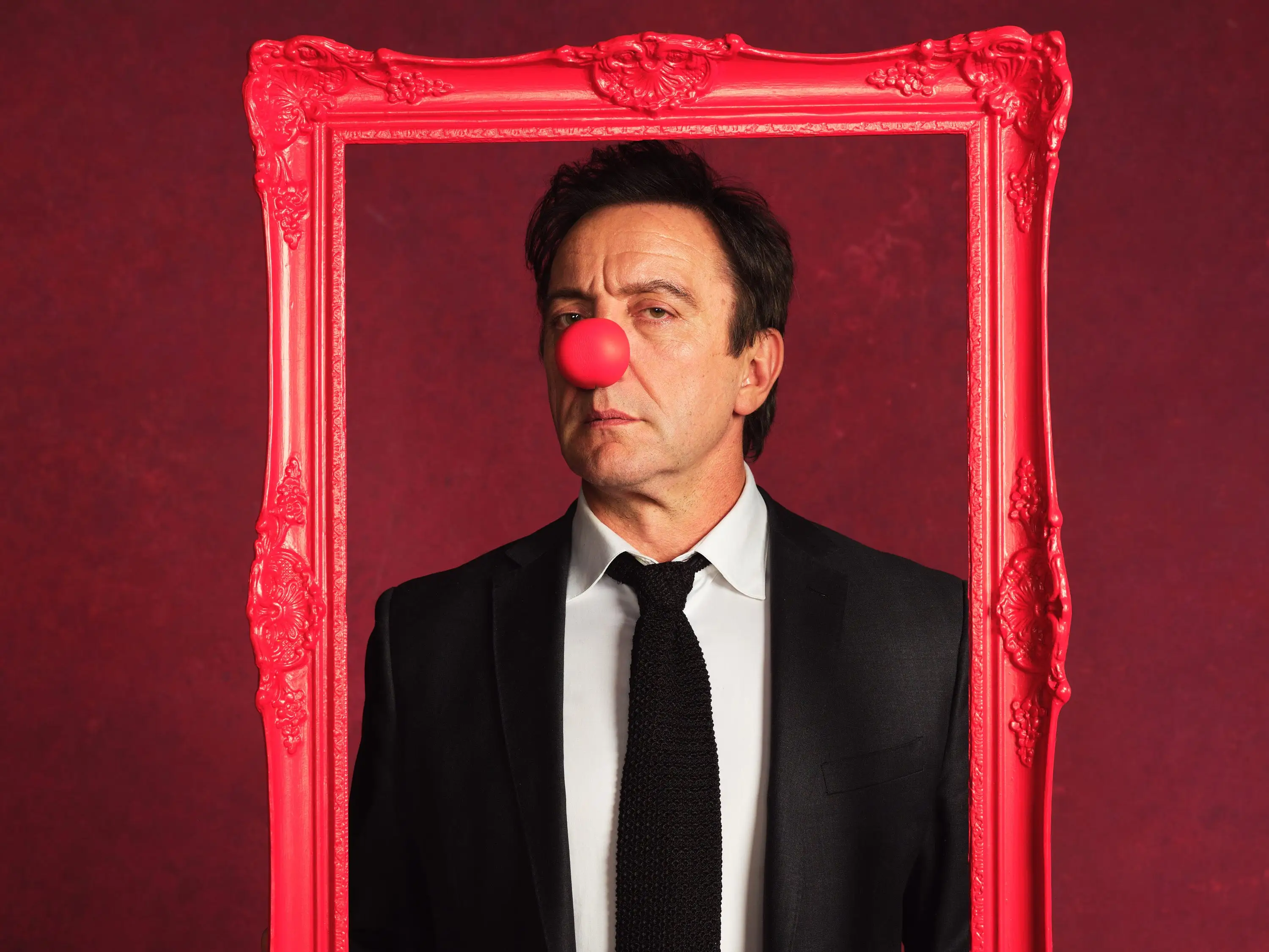 Peter Serafinowicz poses for a portrait during the Red Nose Day night of TV for Comic Relief on March 20, 2026 in Manchester, England. Comic Relief is live from MediaCityUk in Salford on BBC One and iPlayer.