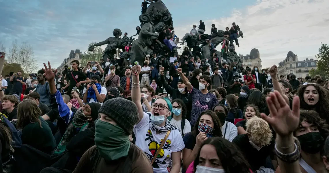 How a college-application portal became central to the youth protests sweeping France