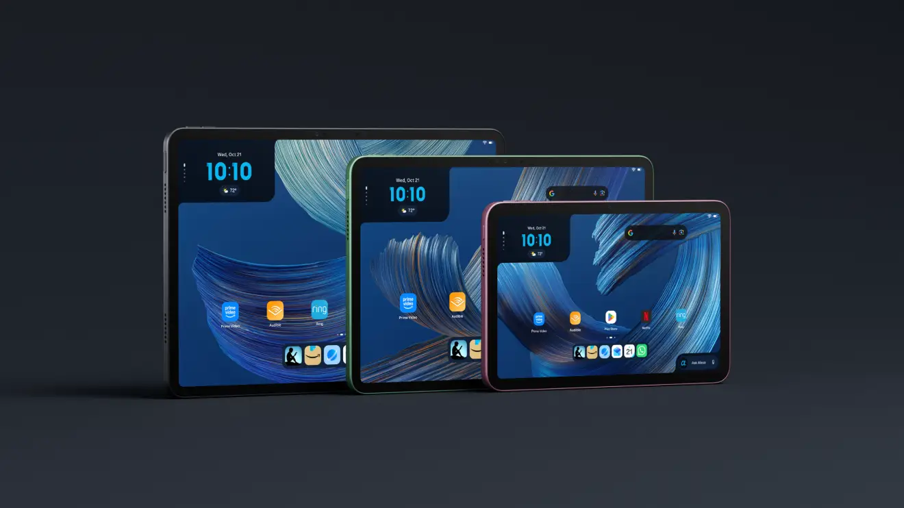 The Amazon Alexa tablets.