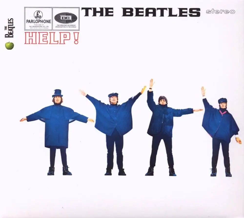 Help! The Beatles album cover