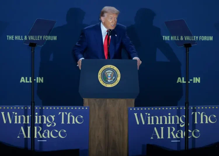 Trump says you’re an ‘enemy’ of the White House if you don’t support his AI rebrand
